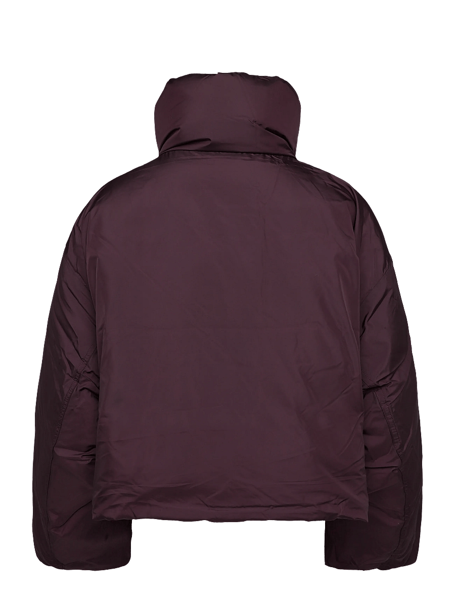 Polo Ralph Lauren - Cropped Down Puffer Jacket - winterjacken - dark shadow burgu - 2