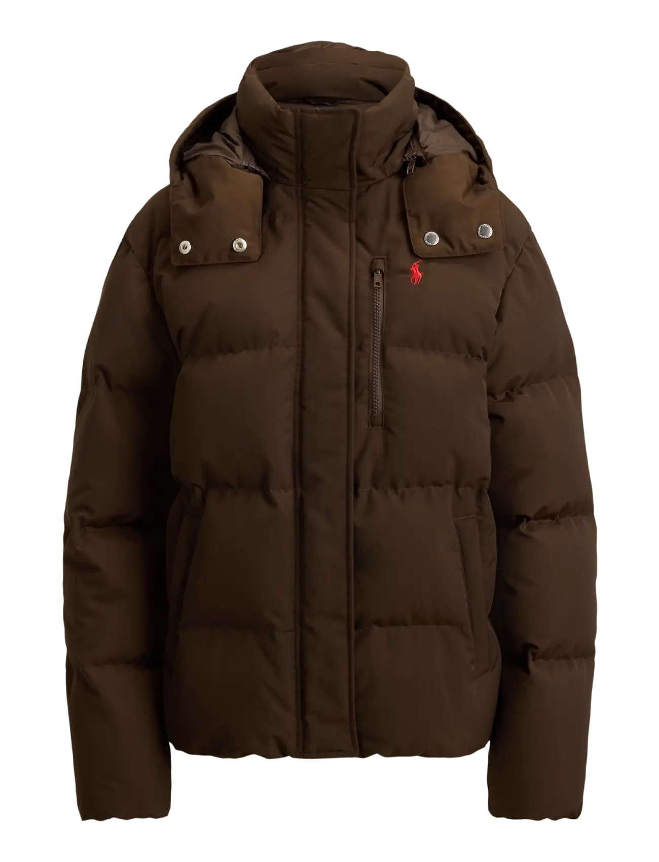 Polo Ralph Lauren - Mid-Weight Down Puffer Jacket - vinterjackor - dark beech - 1