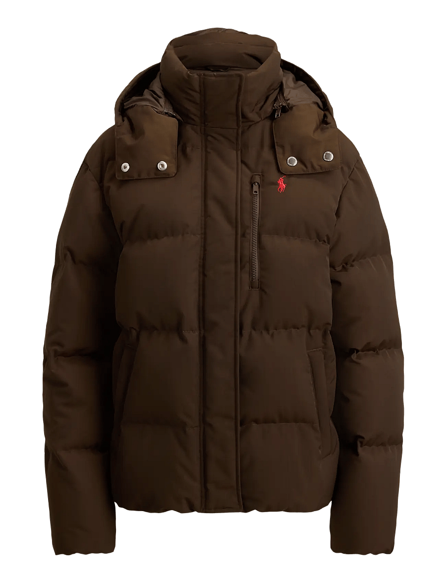 Polo Ralph Lauren - Mid-Weight Down Puffer Jacket - vinterjackor - dark beech - 1