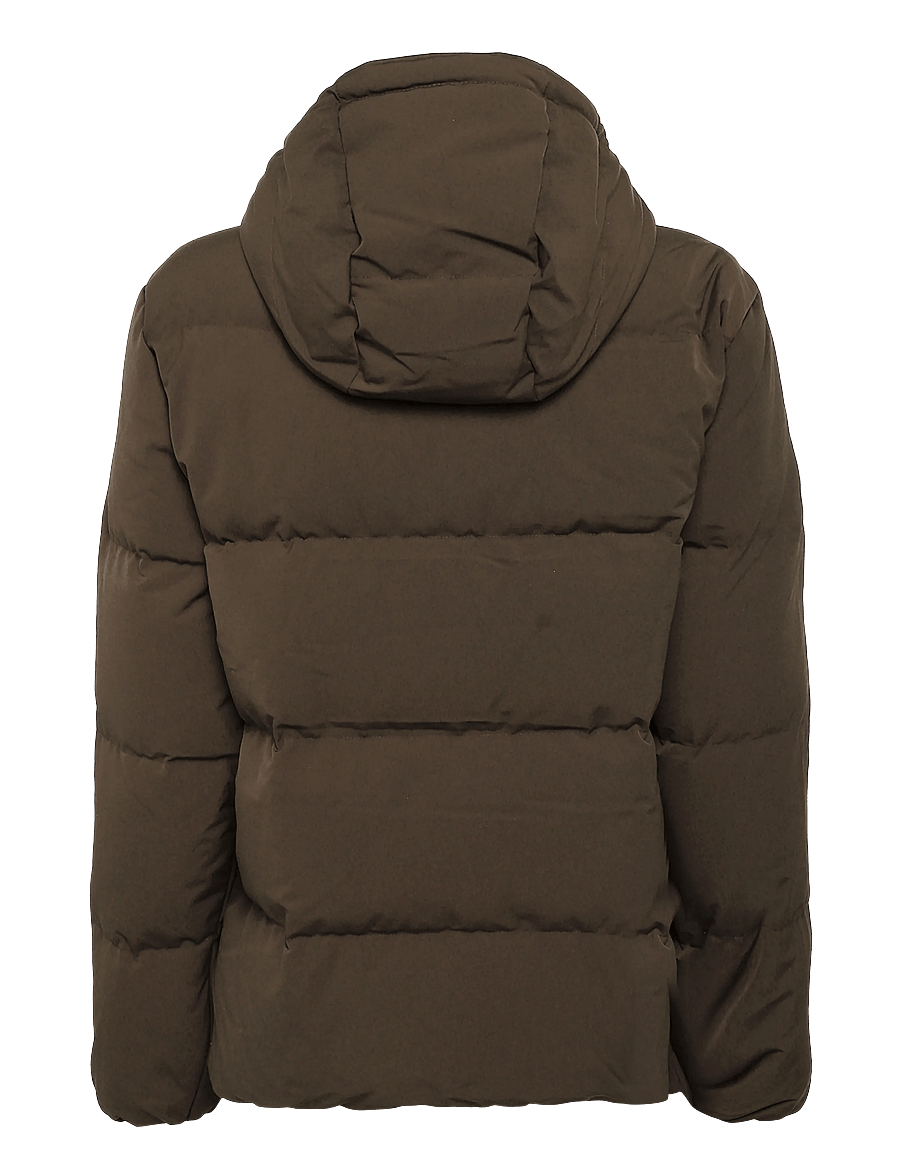 Polo Ralph Lauren - Matt dunpufferjacka i medelvikt - vinterjackor - dark beech - 3