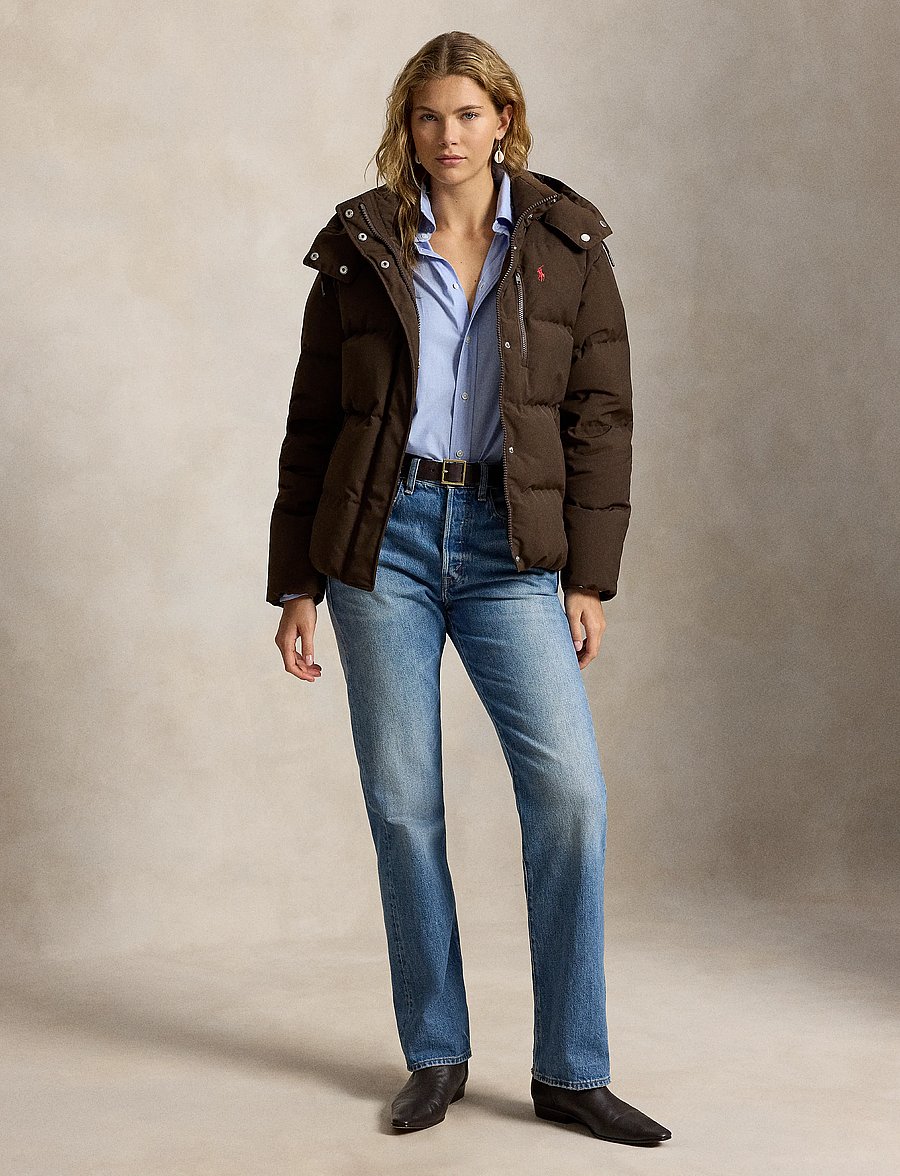 Polo Ralph Lauren - Mid-Weight Down Puffer Jacket - vinterjackor - dark beech - 3