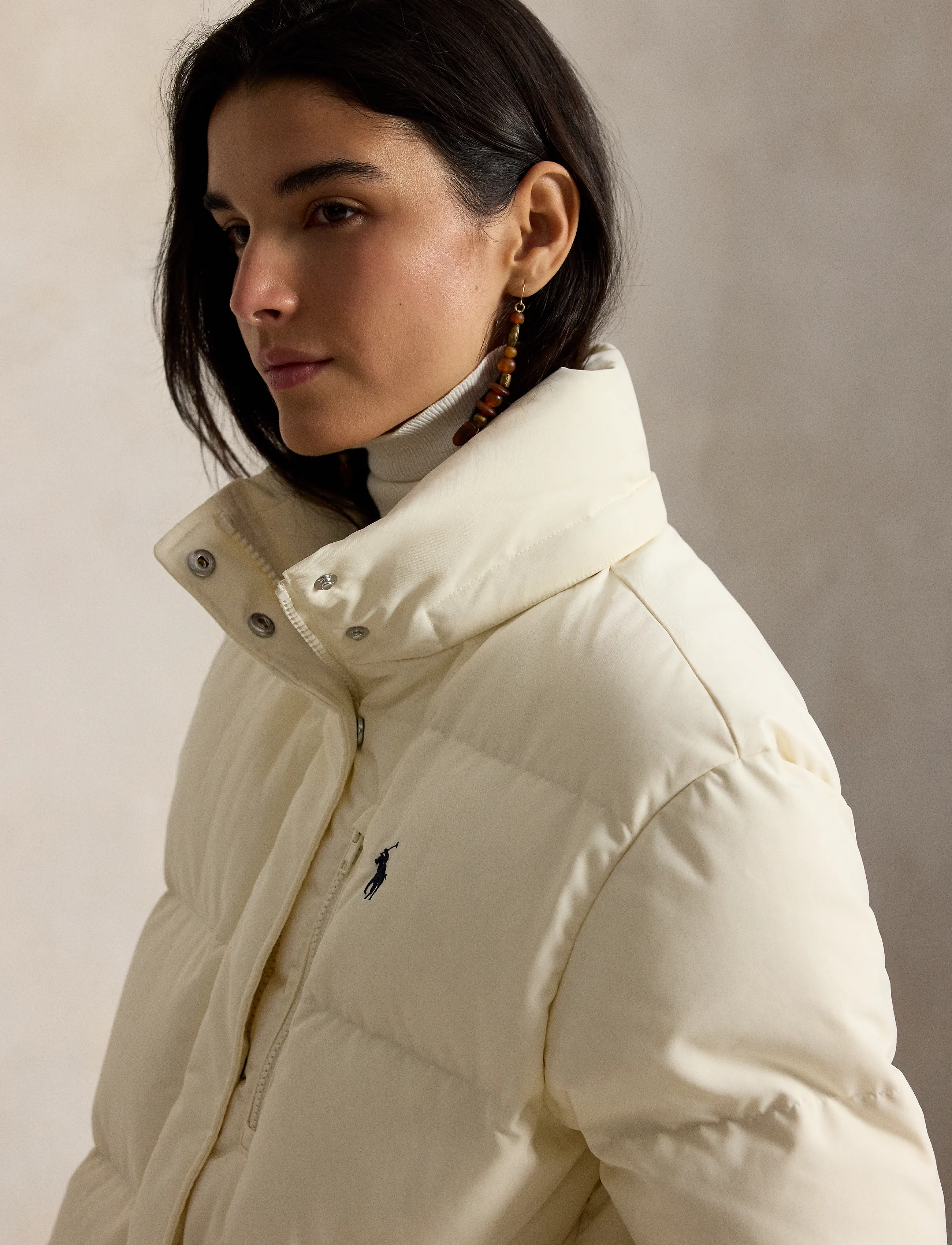 Polo Ralph Lauren - Mid-Weight Down Puffer Jacket - estate cream - 3
