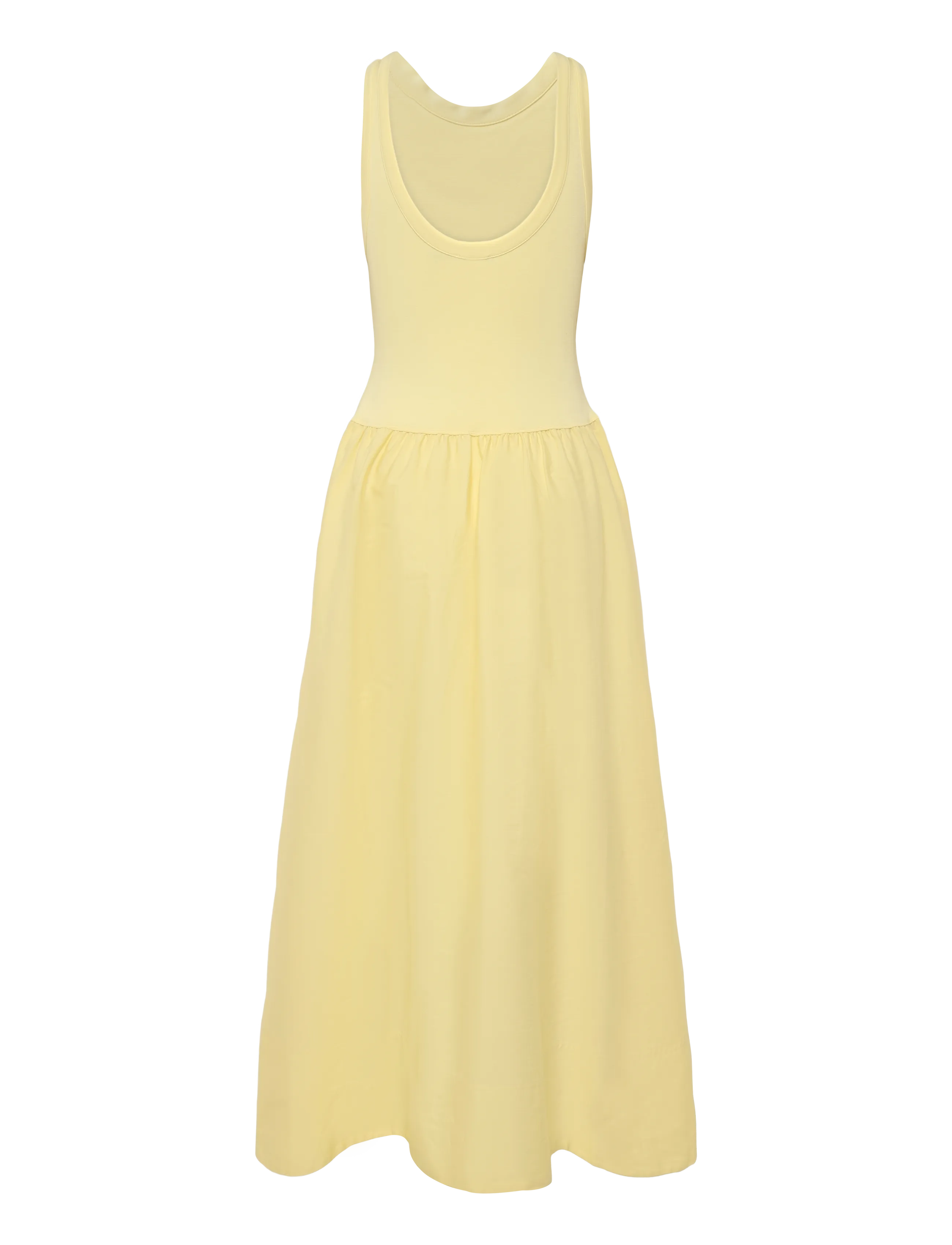 Polo Ralph Lauren - Ponte-Bodice Sleeveless Dress - sommerkjoler - t bird yellow - 2