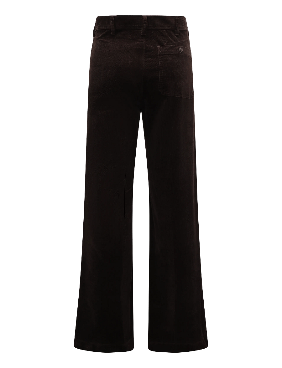 Polo Ralph Lauren - 14 WALE STR CRDRY-WVN-PANTS - platėjančios kelnės - brown - 2