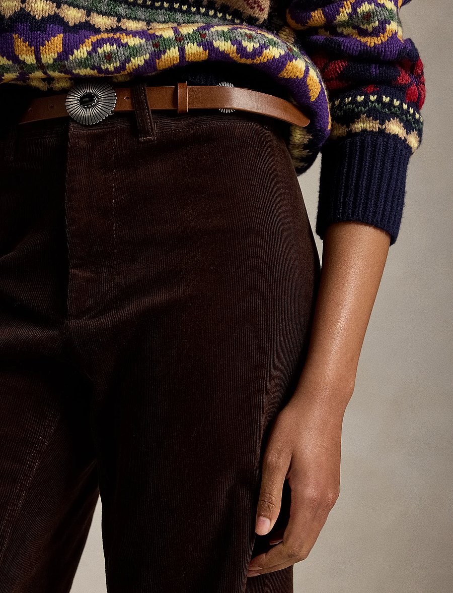 Polo Ralph Lauren - 14 WALE STR CRDRY-WVN-PANTS - brown - 3