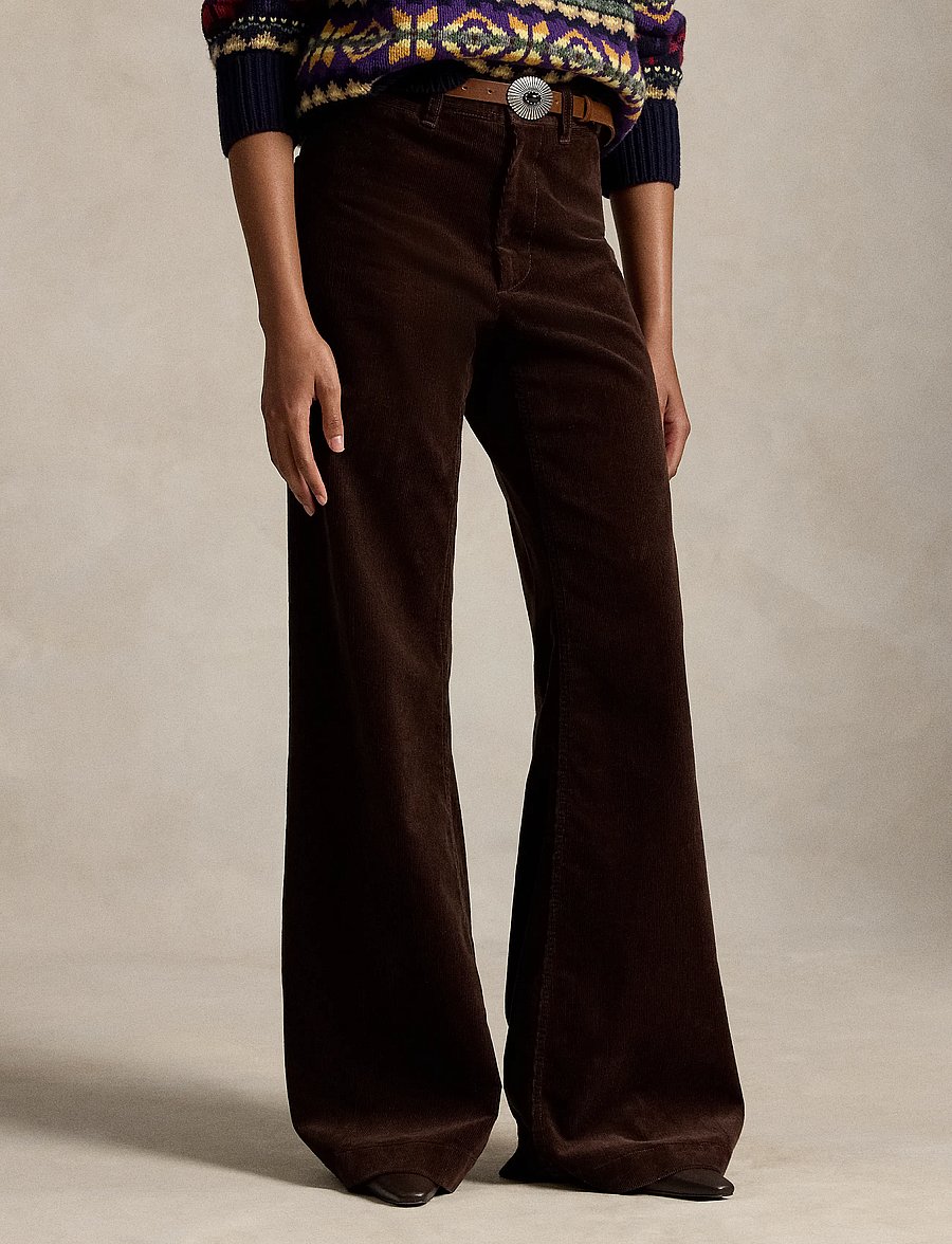 Polo Ralph Lauren - 14 WALE STR CRDRY-WVN-PANTS - brown - 4