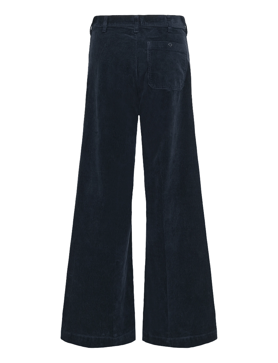 Polo Ralph Lauren - 14 WALE STR CRDRY-WVN-PANTS - utsvängda byxor - navy - 2
