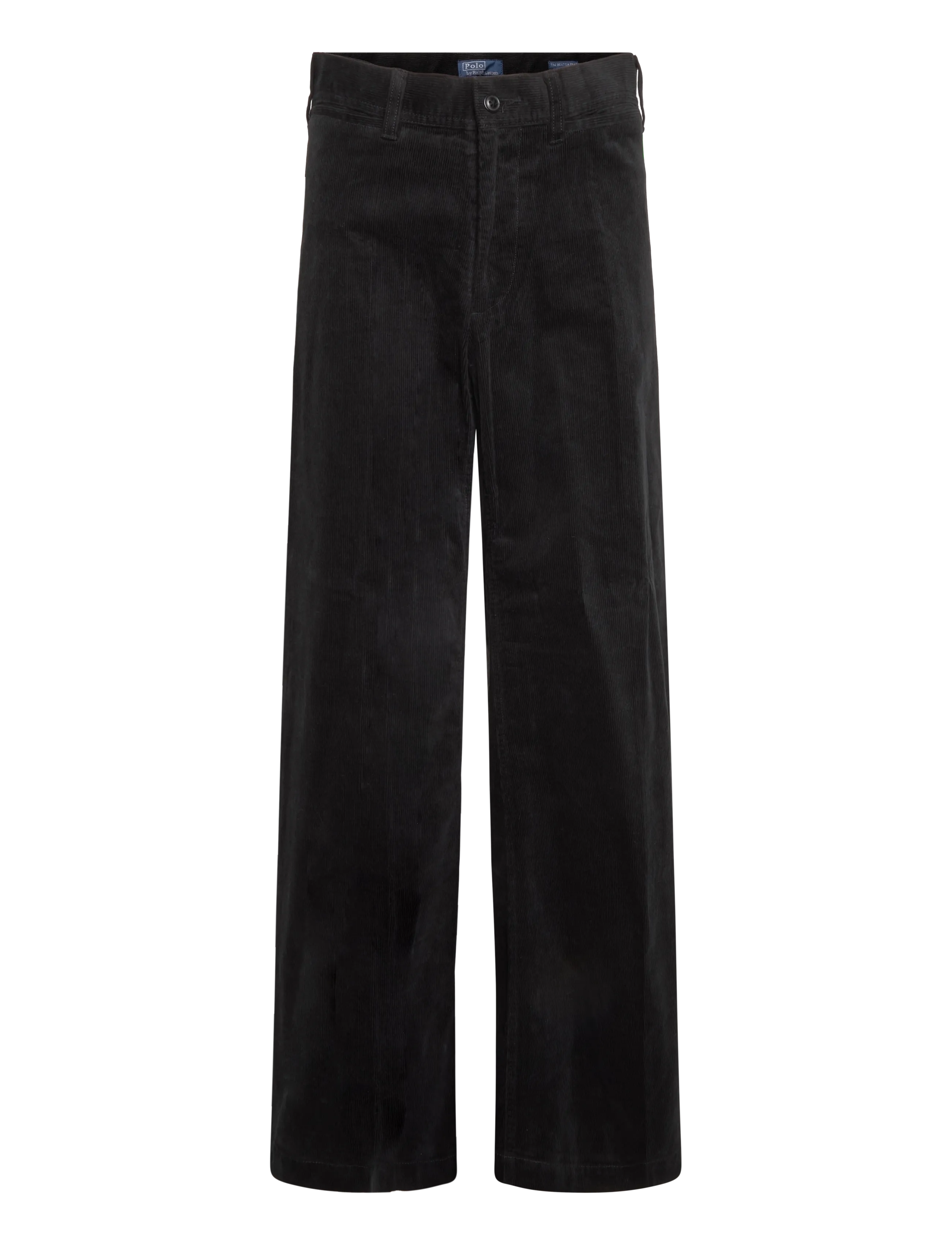 Polo Ralph Lauren - 14 WALE STR CRDRY-WVN-PANTS - utsvängda byxor - polo black - 1