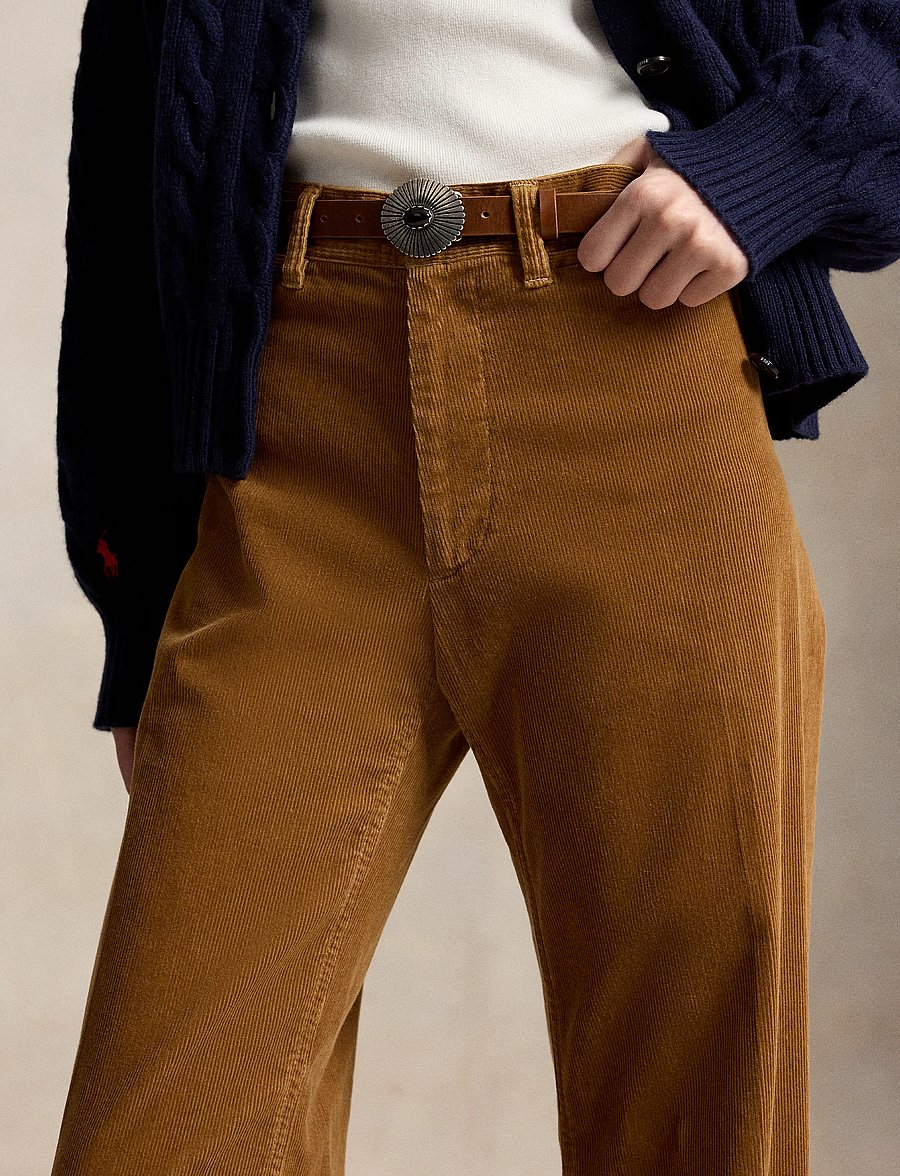 Polo Ralph Lauren - Beaton Corduroy Pant - flare bukser - tan - 4