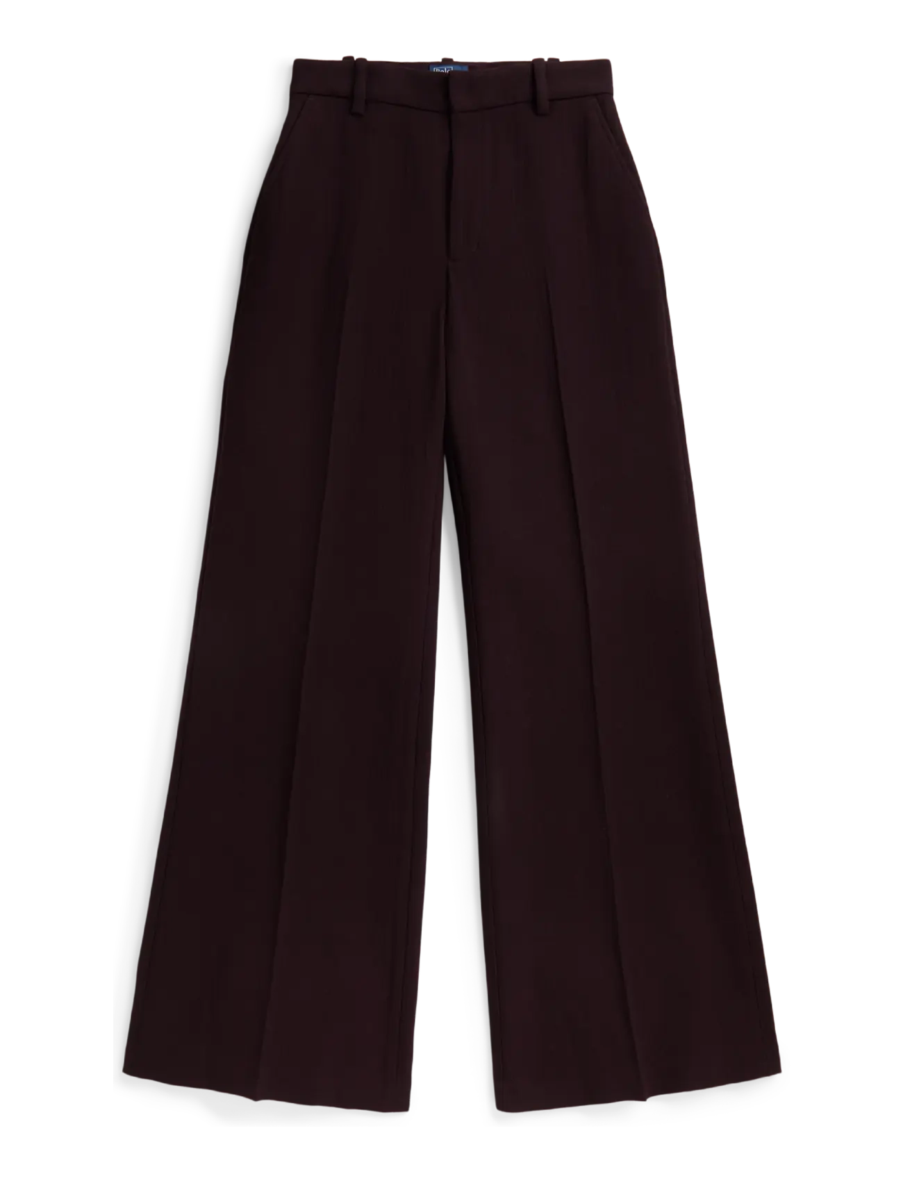 Polo Ralph Lauren Beaton Wool Crepe Pant, 40, Burgundy, Bukser > Brede Ben, Dame
