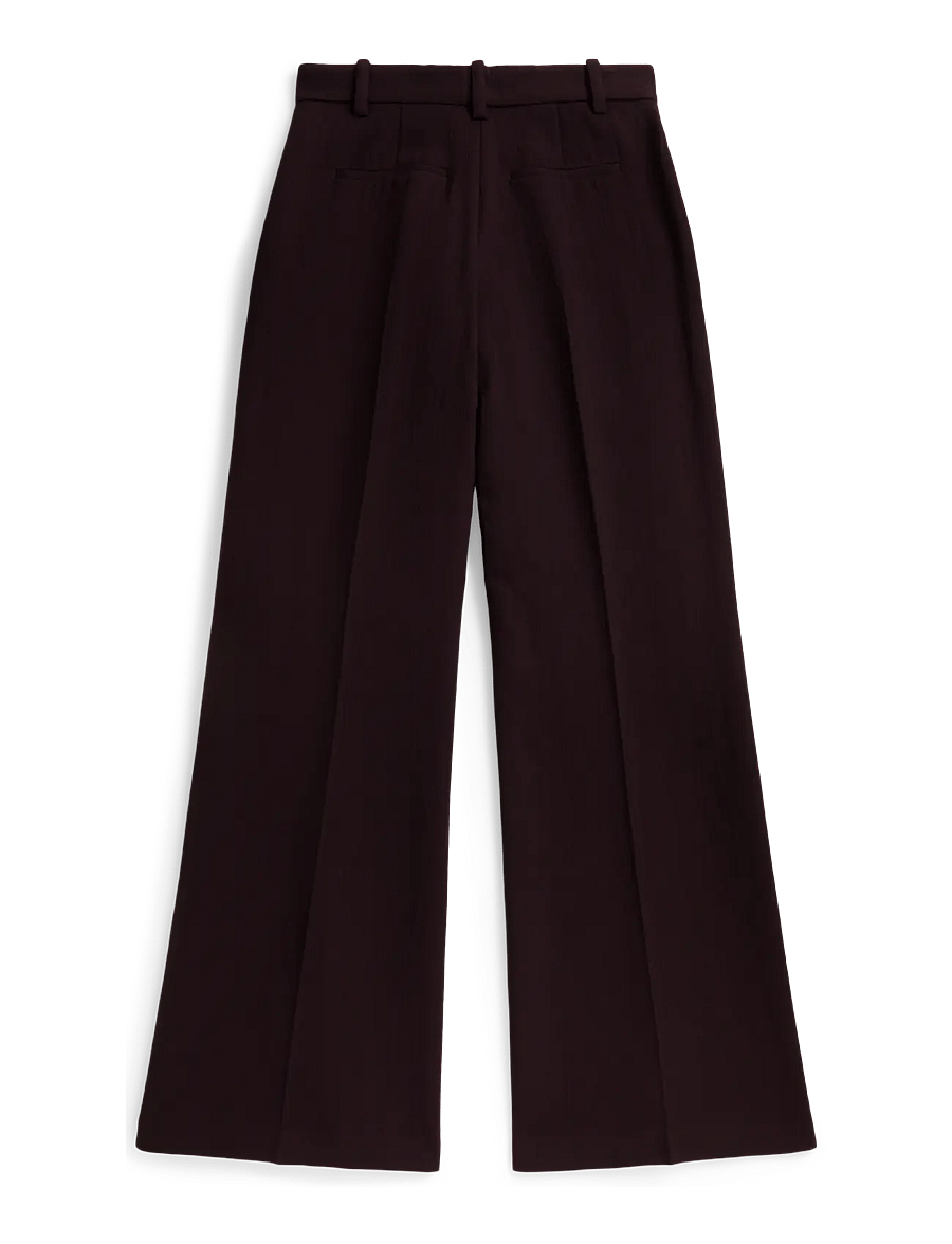Polo Ralph Lauren - Beaton Wool Crepe Pant - midnight merlot - 1