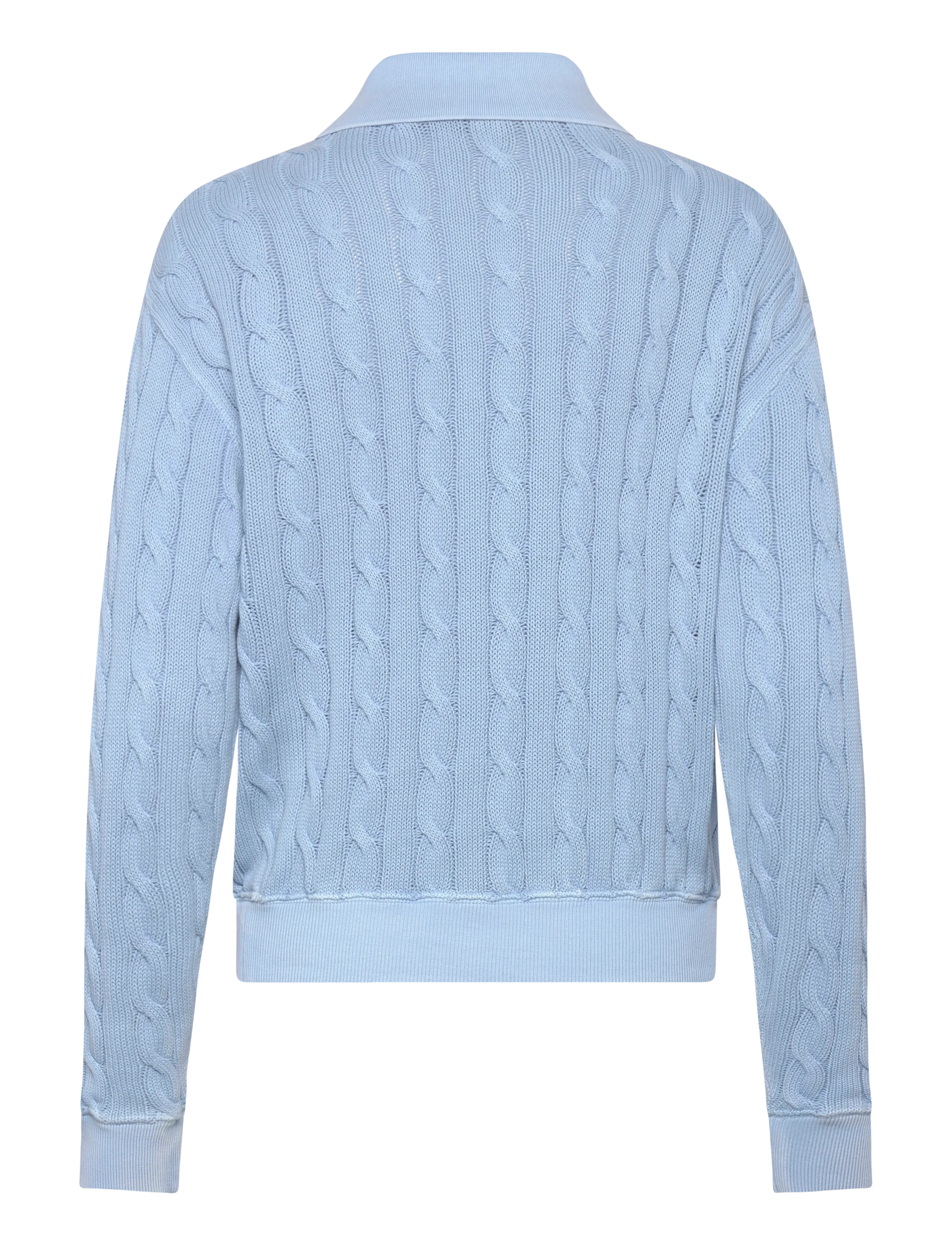 Polo Ralph Lauren - 2/20 COTTON-KNT-POLO - pullover - chambray blue - 2
