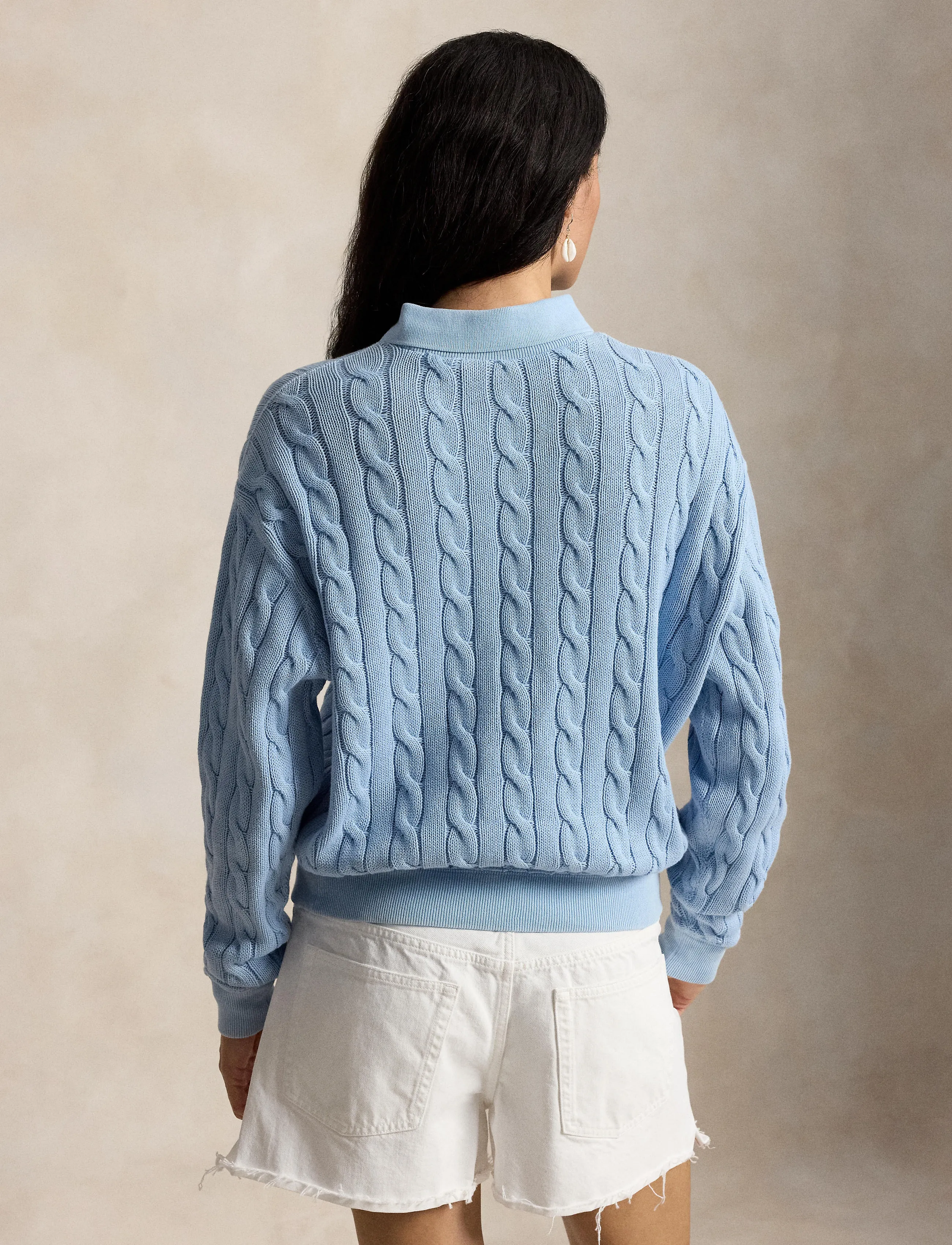 Polo Ralph Lauren - 2/20 COTTON-KNT-POLO - pullover - chambray blue - 3