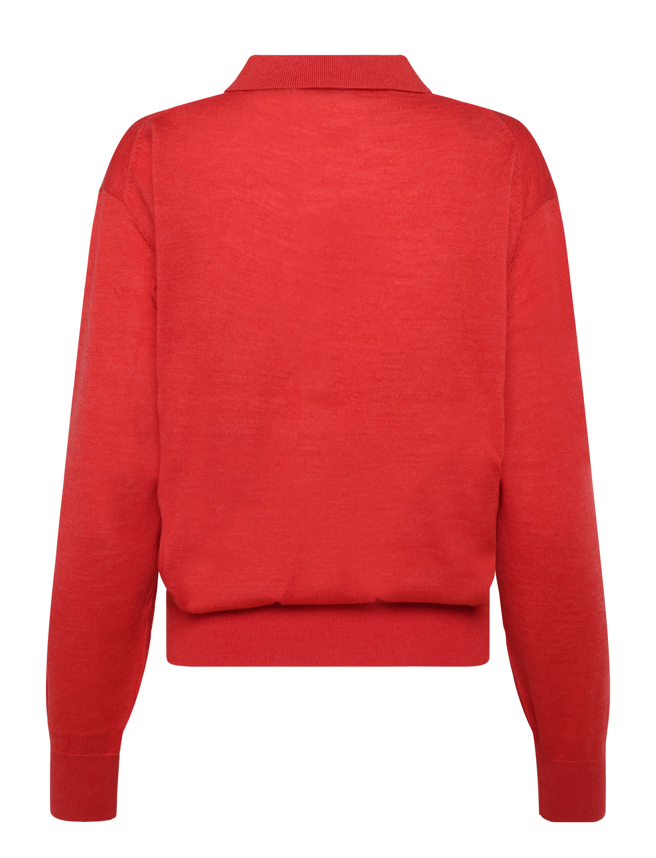 Polo Ralph Lauren - Wool Polo-Collar Sweater - stickade tröjor - flanders red heat - 2