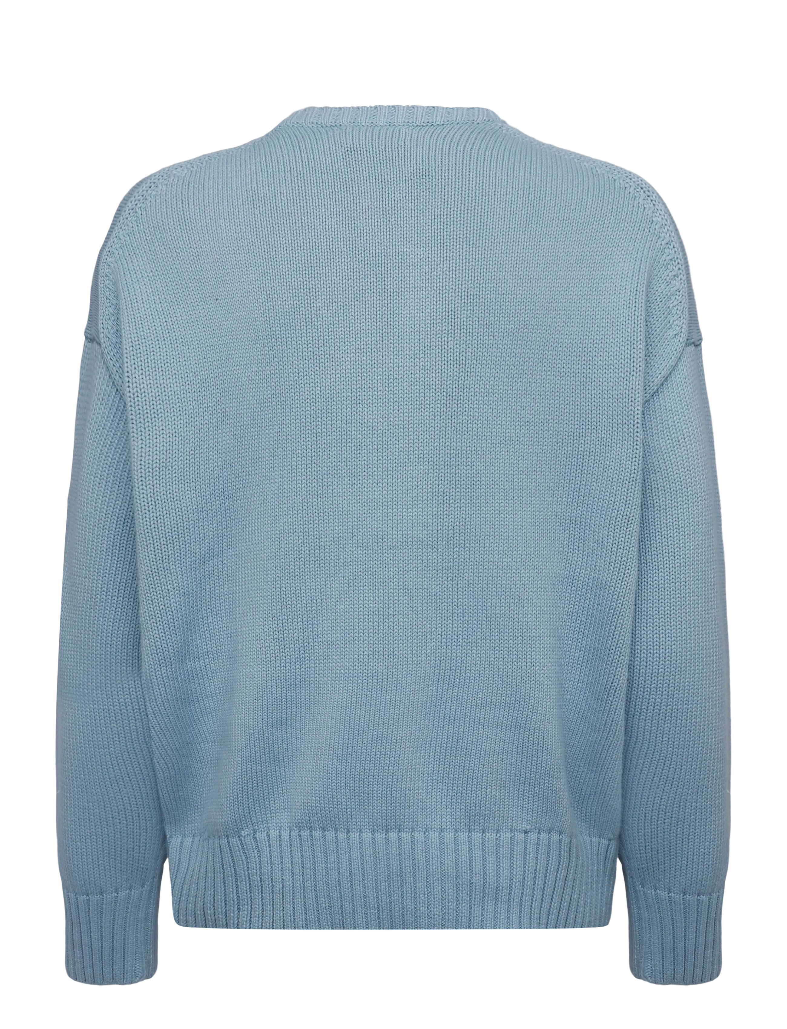 Polo Ralph Lauren - Polo Bear Oversize Cotton Sweater - stickade tröjor - blue note - 2