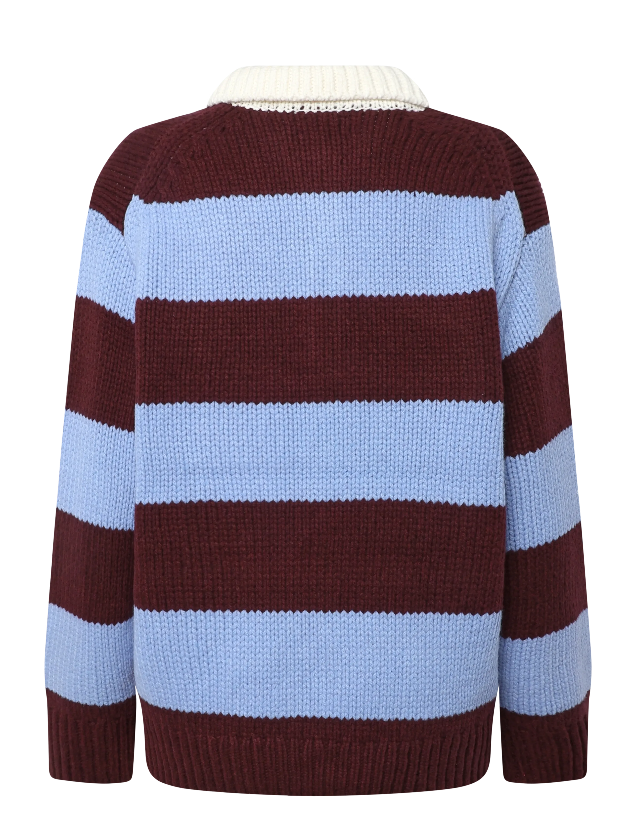 Polo Ralph Lauren - Striped Wool-Blend Rugby Sweater - harvardwne/nwlitc - 2