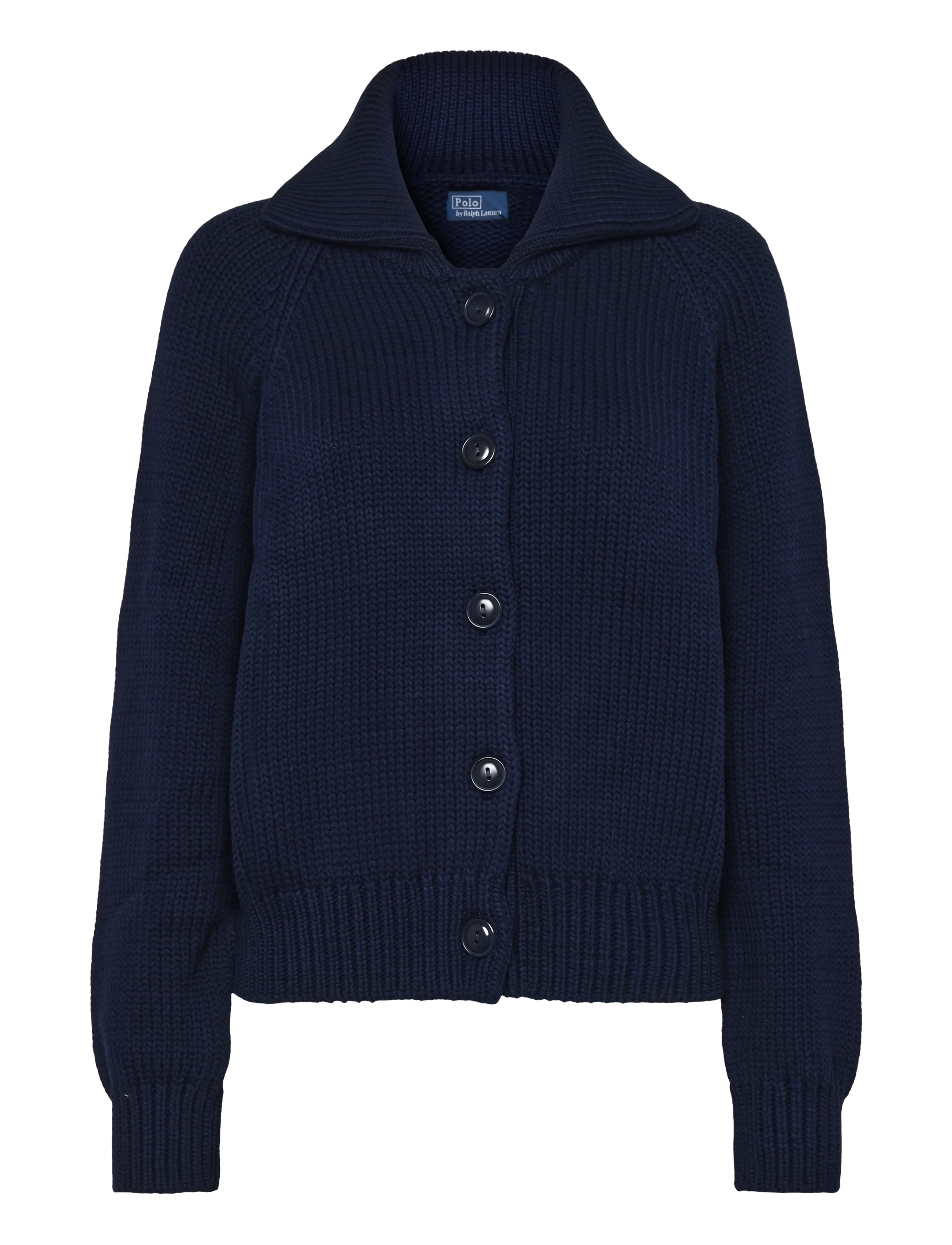 Polo Ralph Lauren - Cotton-Blend Buttoned Cardigan - koftor - cruise navy - 1