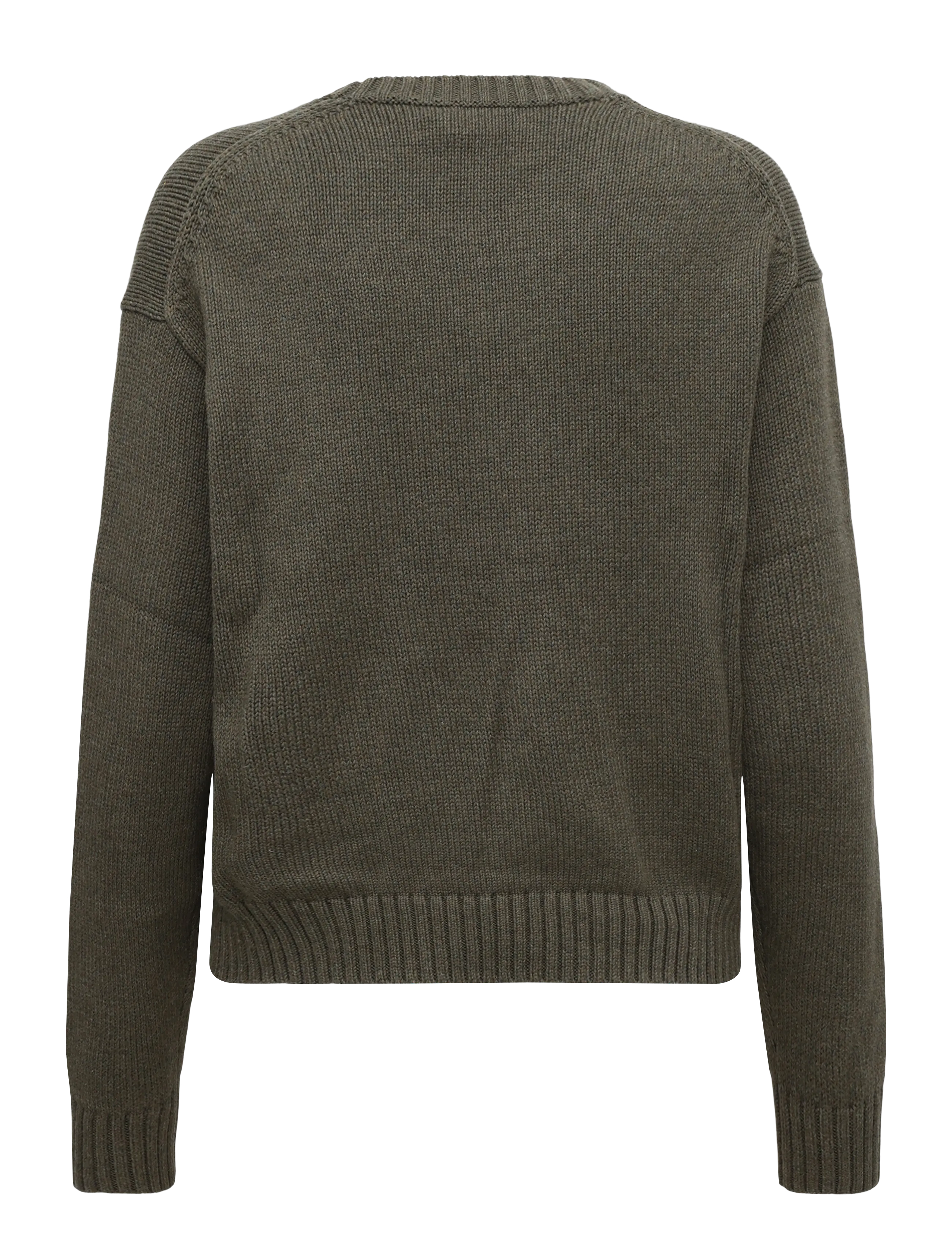 Polo Ralph Lauren - Polo Bear Cotton Crewneck Sweater - marled olive - 2