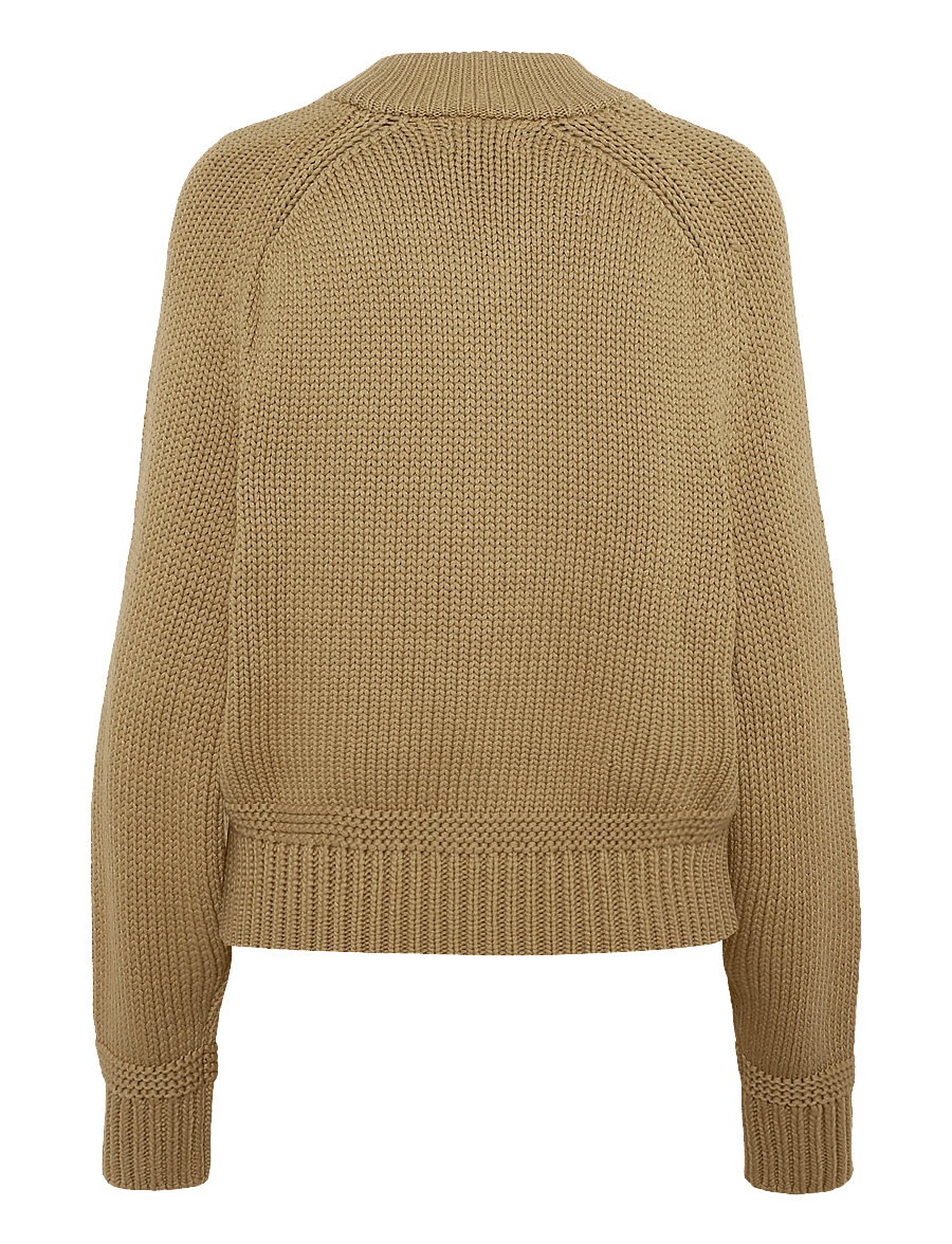 Polo Ralph Lauren - Cotton-Blend Full-Zip Sweater - desert khaki - 2
