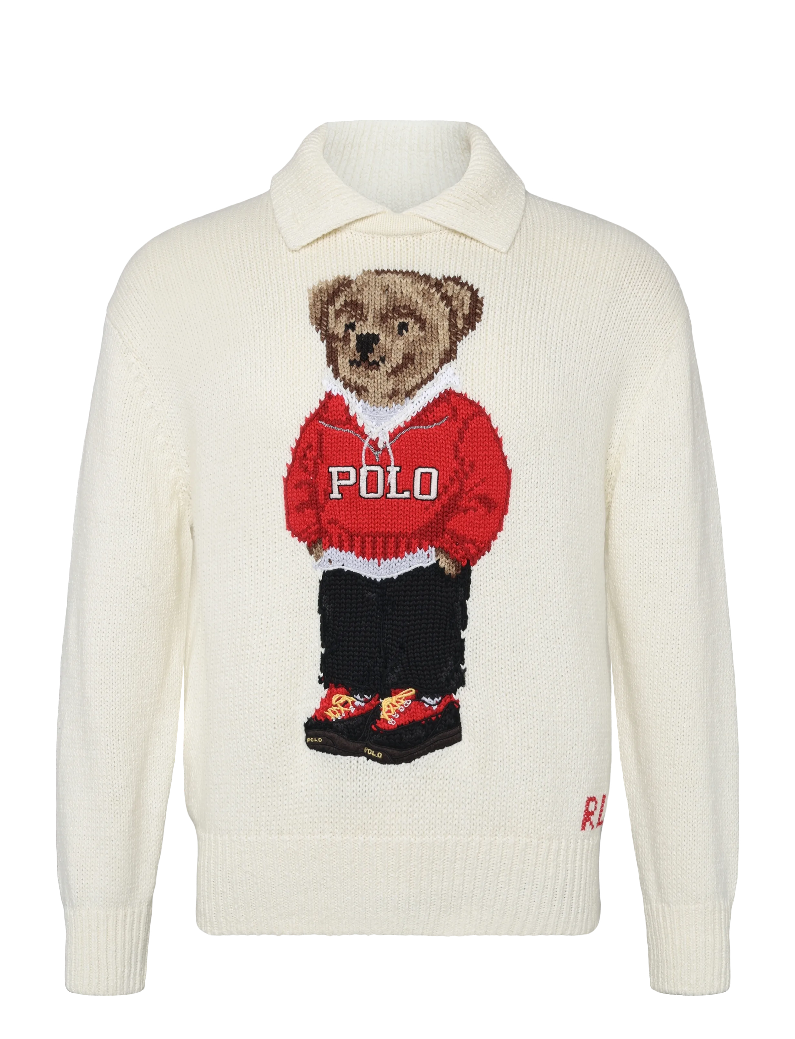 Polo Ralph Lauren Polo Bear Linen-Cotton Sweater - Igapäevane stiil - PARCHMENT CREAM / cream