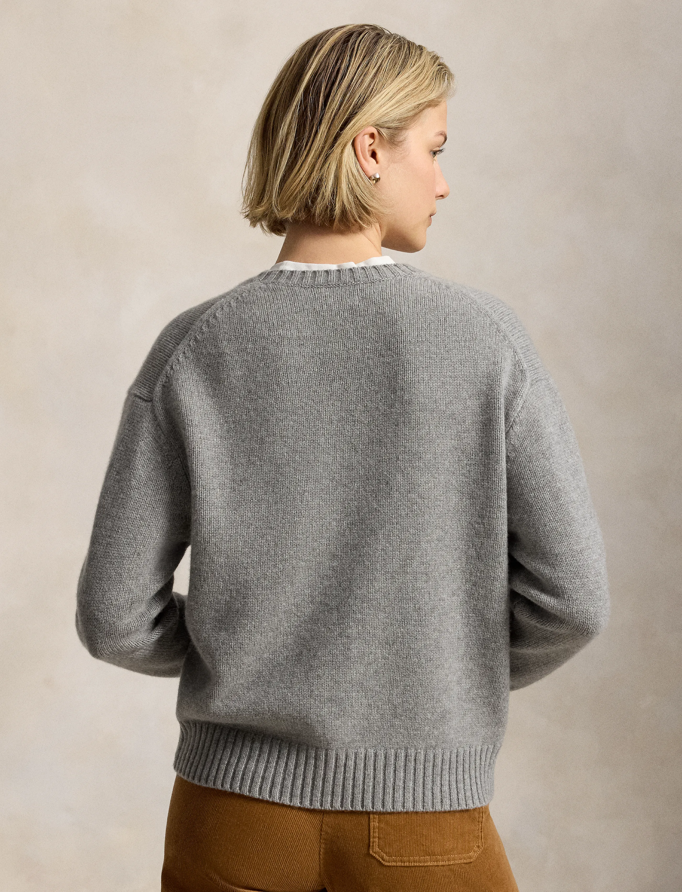 Polo Ralph Lauren - Polo Bear Wool-Cashmere Sweater - kashmir - outpost gray hthr - 3