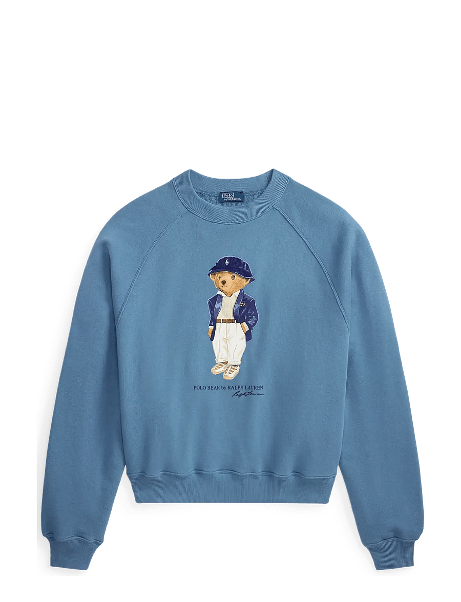 Polo Ralph Lauren - Polo Bear Lightweight Fleece Crewneck - everyday style - camp blue - 1