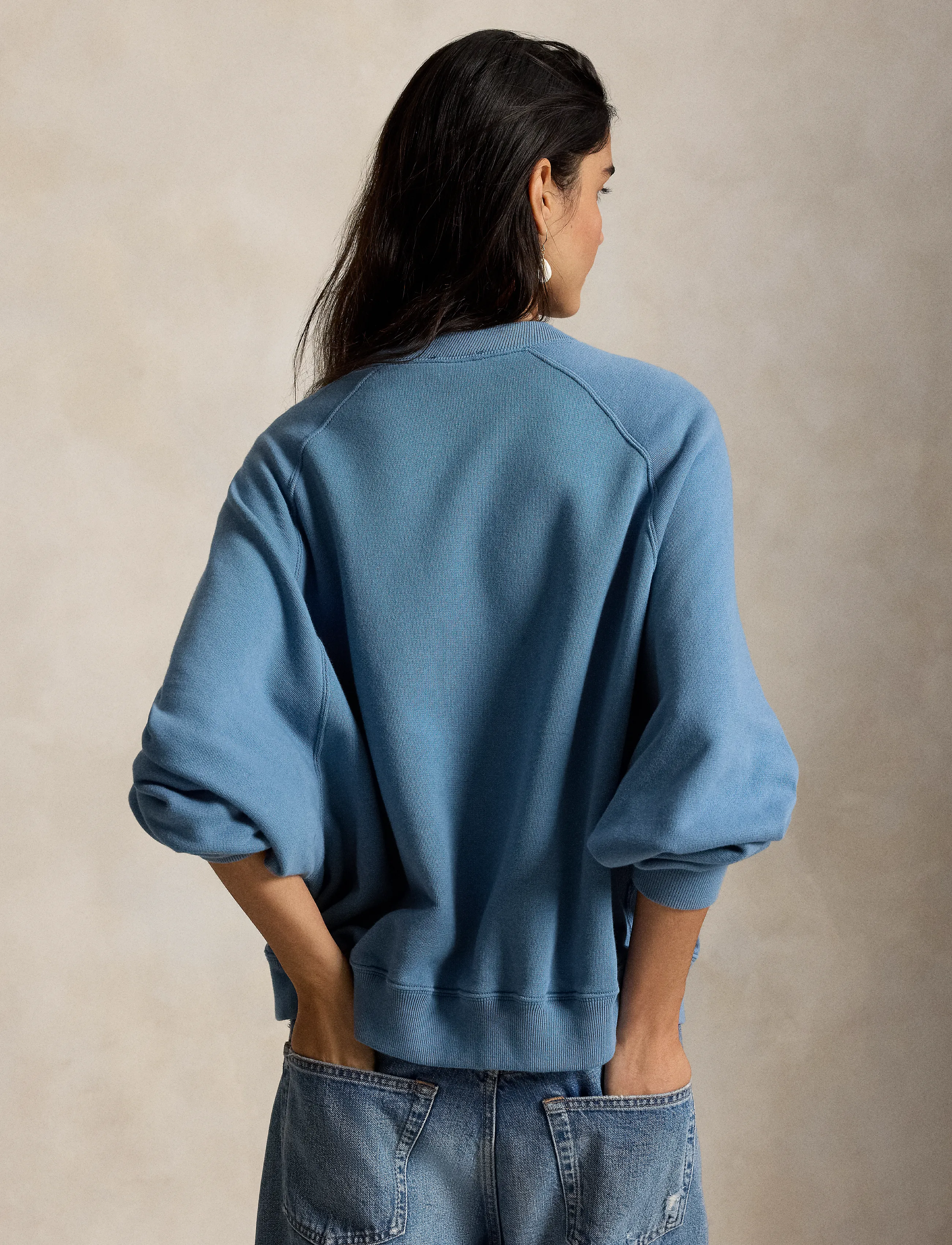Sweatshirt 'ISLAND FLC' blå / marinblå / mocka 3
