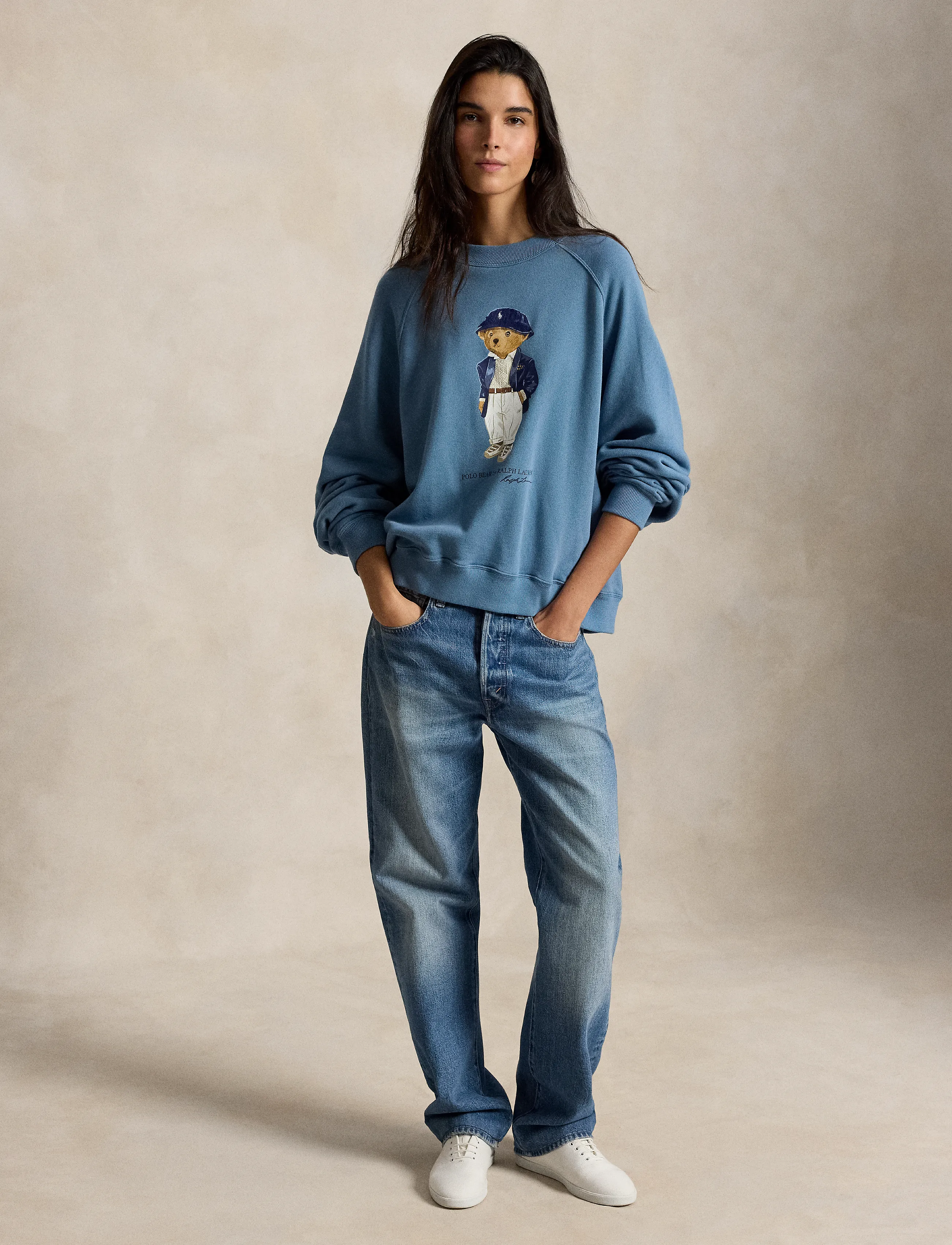 Sweatshirt 'ISLAND FLC' blå / marinblå / mocka 5