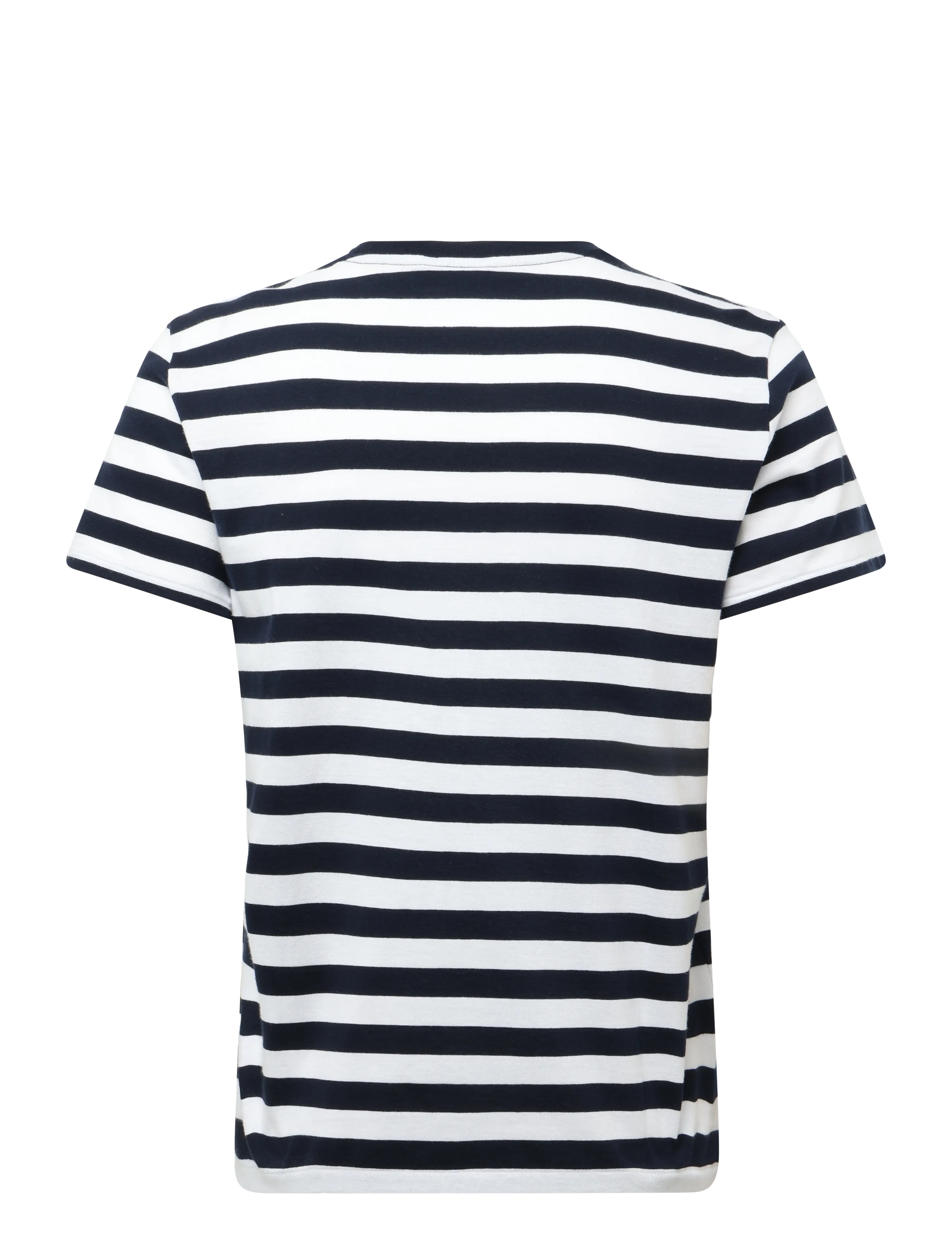 Polo Ralph Lauren - Striped Cotton Jersey Tee - t-shirts - hunter navy/white - 2