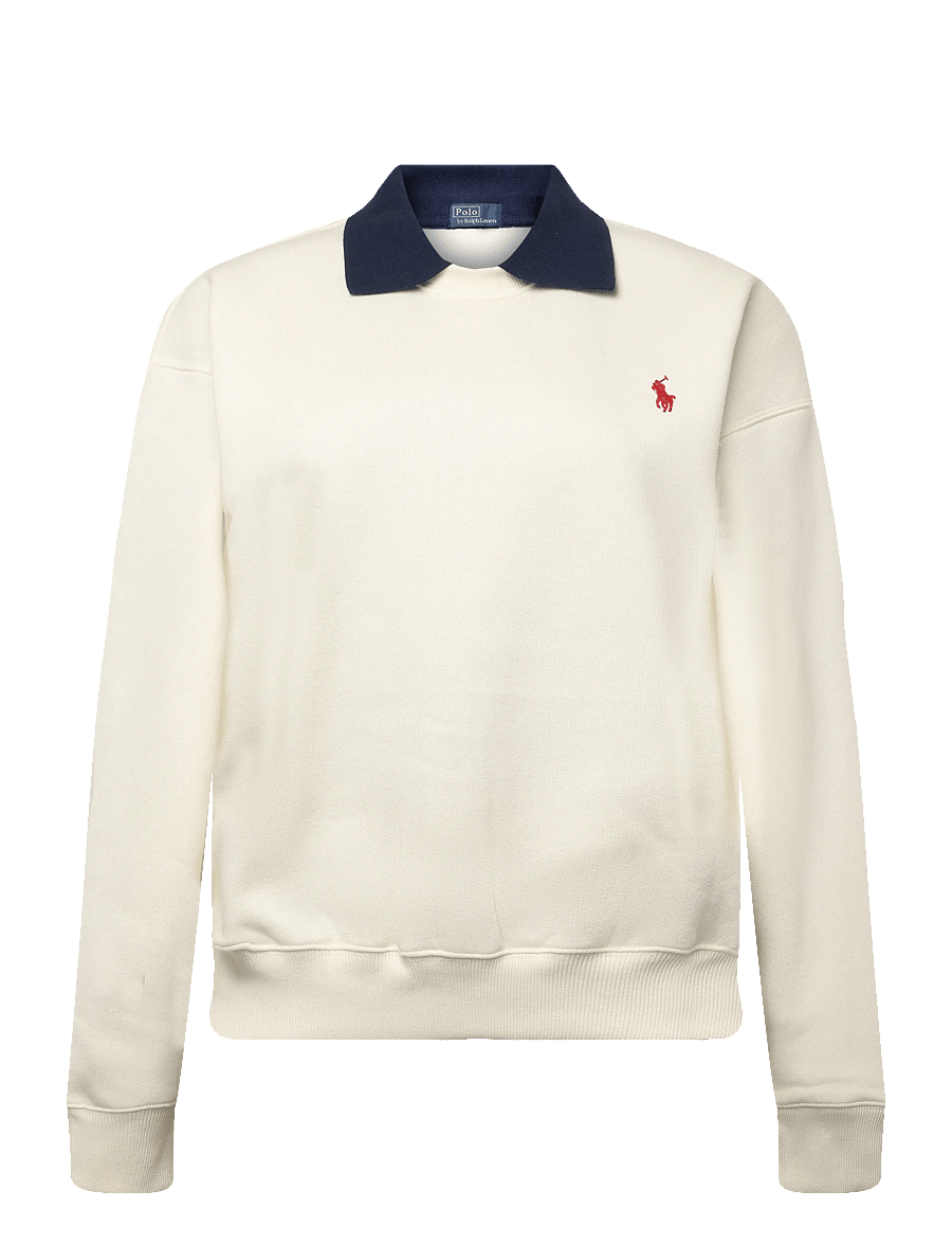 Polo Ralph Lauren - Polo-Collar Fleece Crewneck - warm white - 1