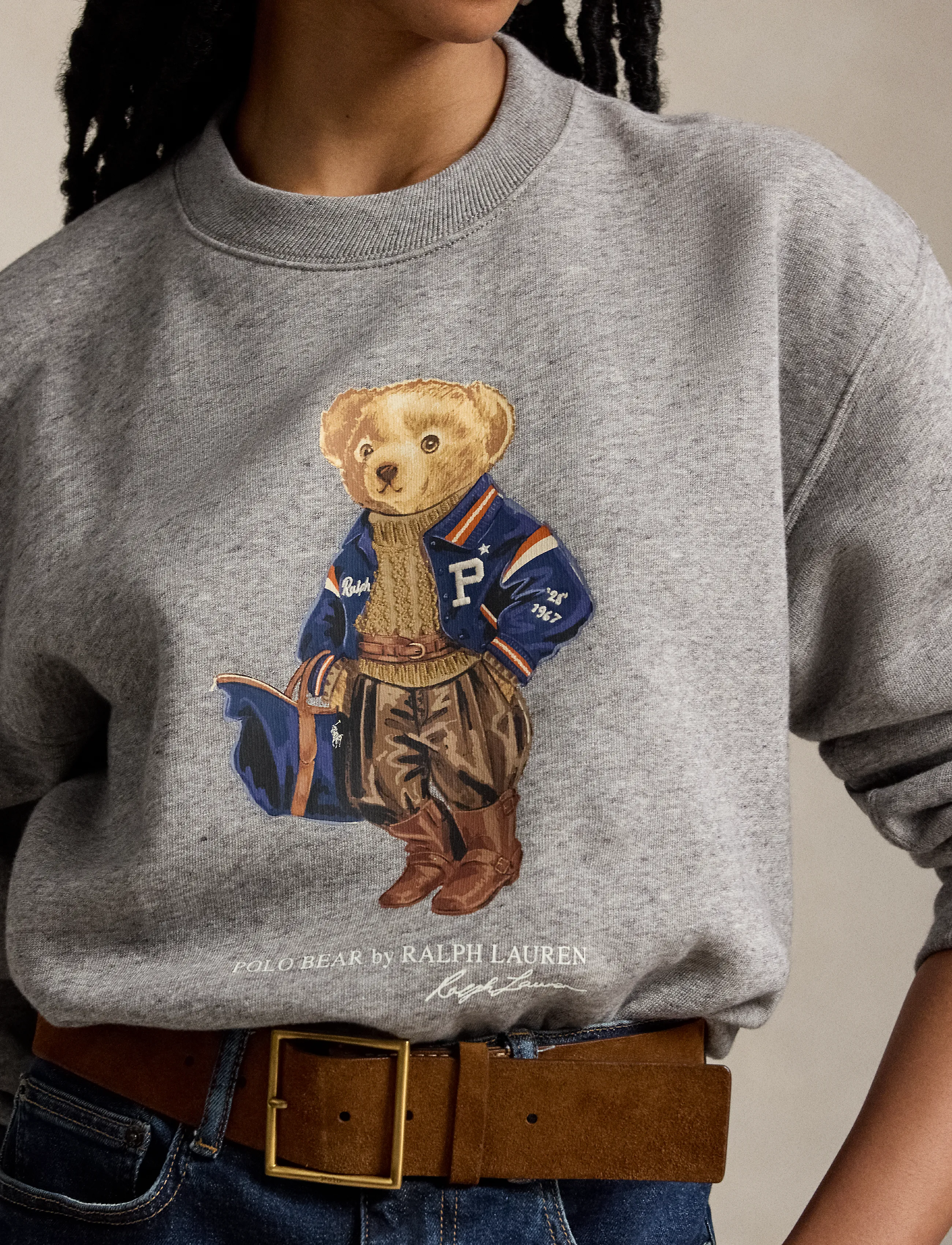 Polo Ralph Lauren Polo Bear Fleece Crewneck tröjor dam – bild 4