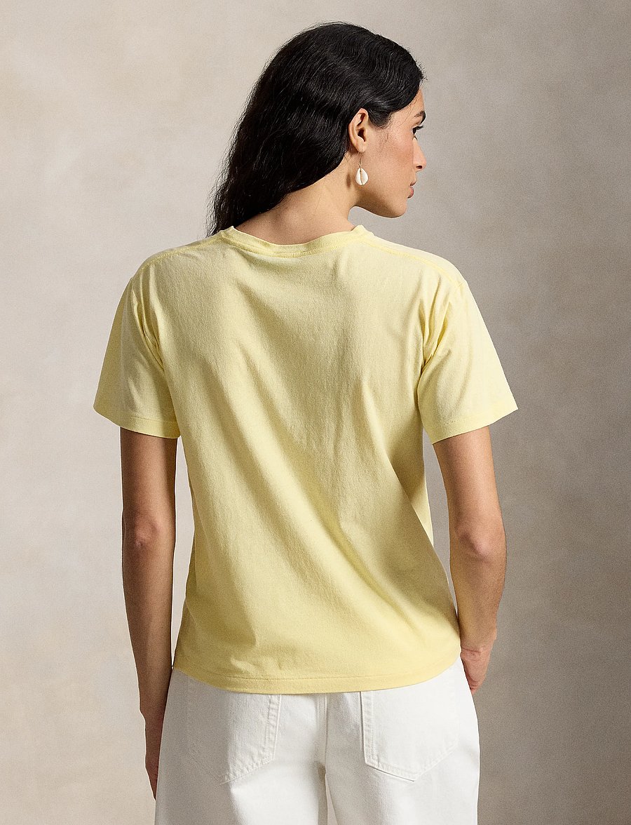 Polo Ralph Lauren - Polo Bear Cotton Jersey Tee - t-shirts - t-bird yellow - 1