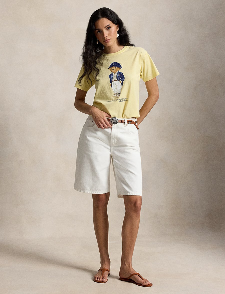 Polo Ralph Lauren - Polo Bear Cotton Jersey Tee - t-shirts - t-bird yellow - 2