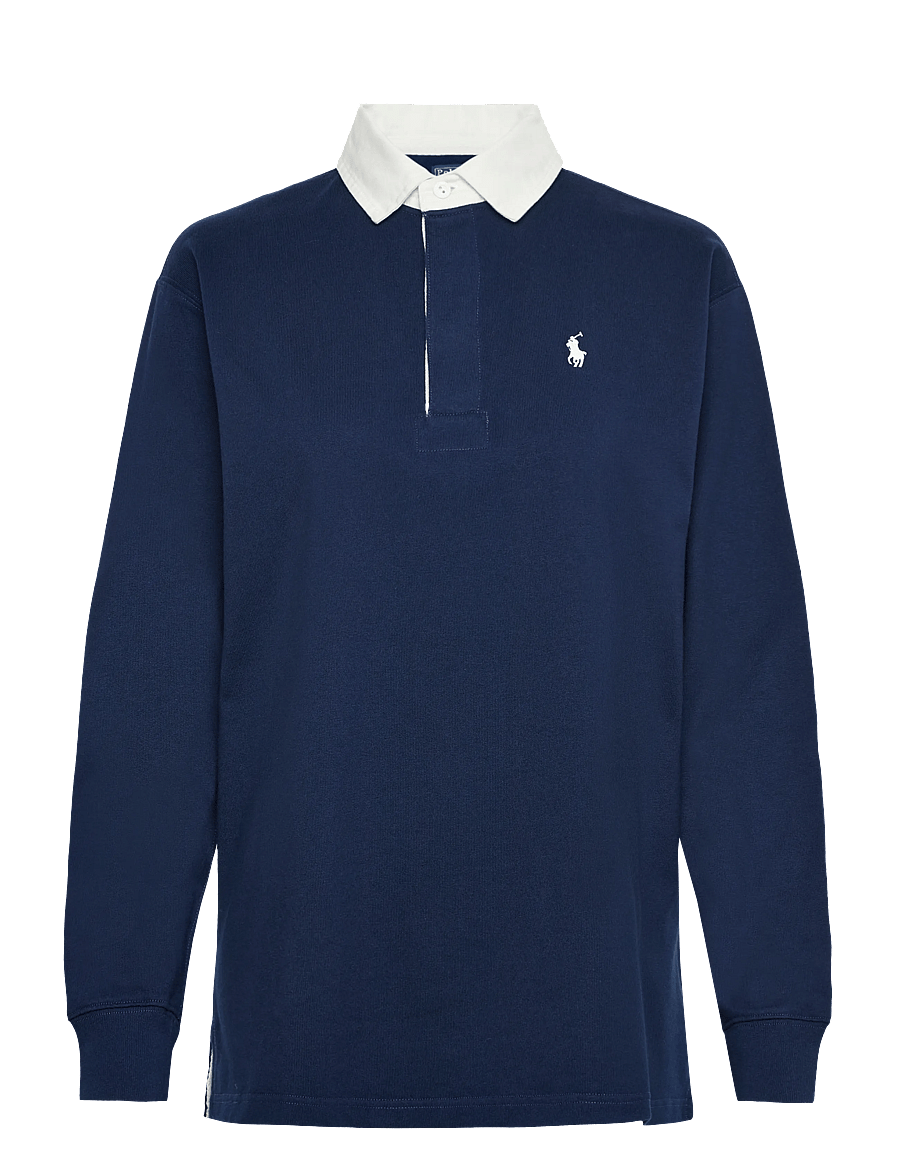 Polo Ralph Lauren - Oversize Cotton Rugby Shirt - langerma skyrtur - eastside royal - 2