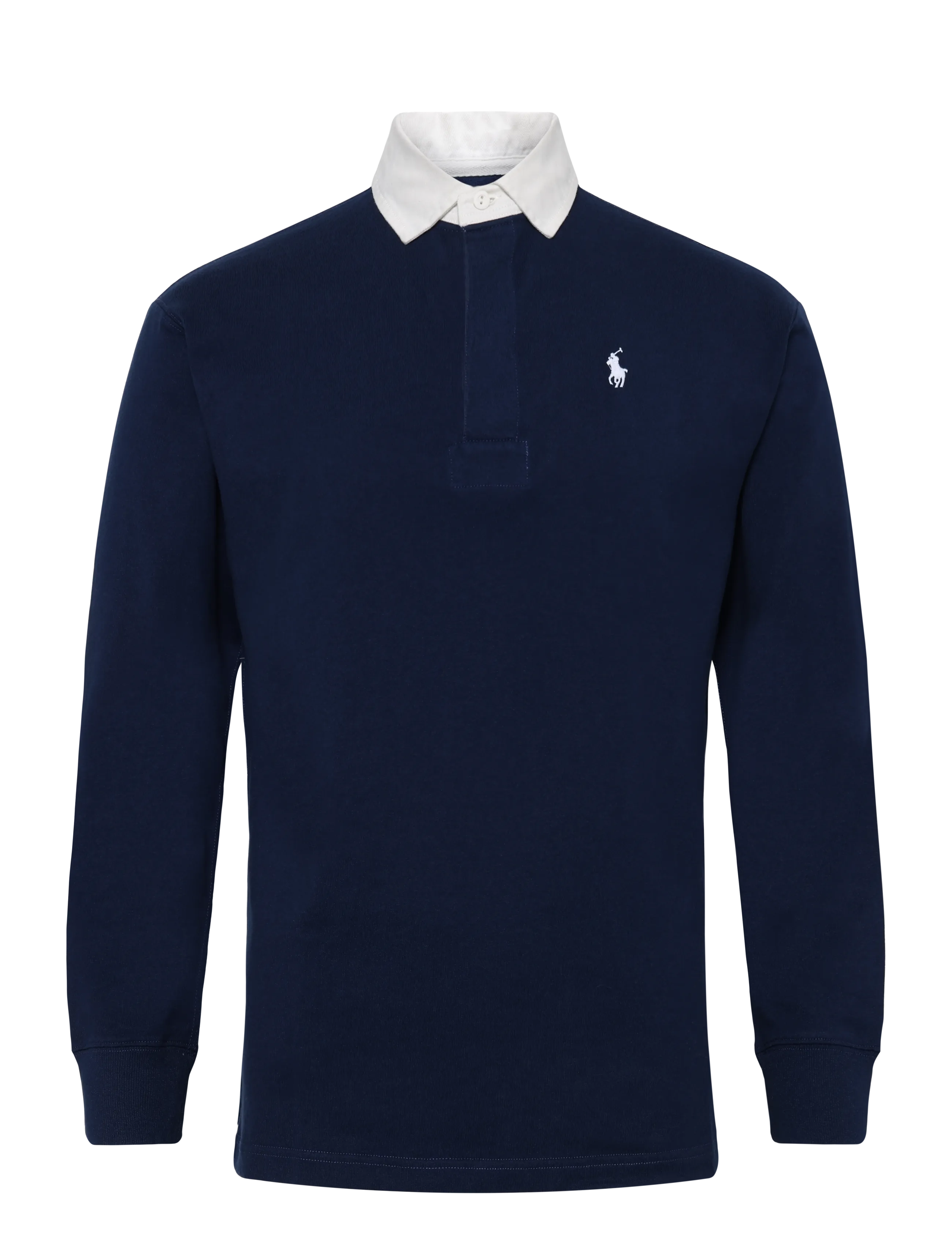 Polo Ralph Lauren Oversize Cotton Rugby Shirt - Strik - EASTSIDE ROYAL / navy
