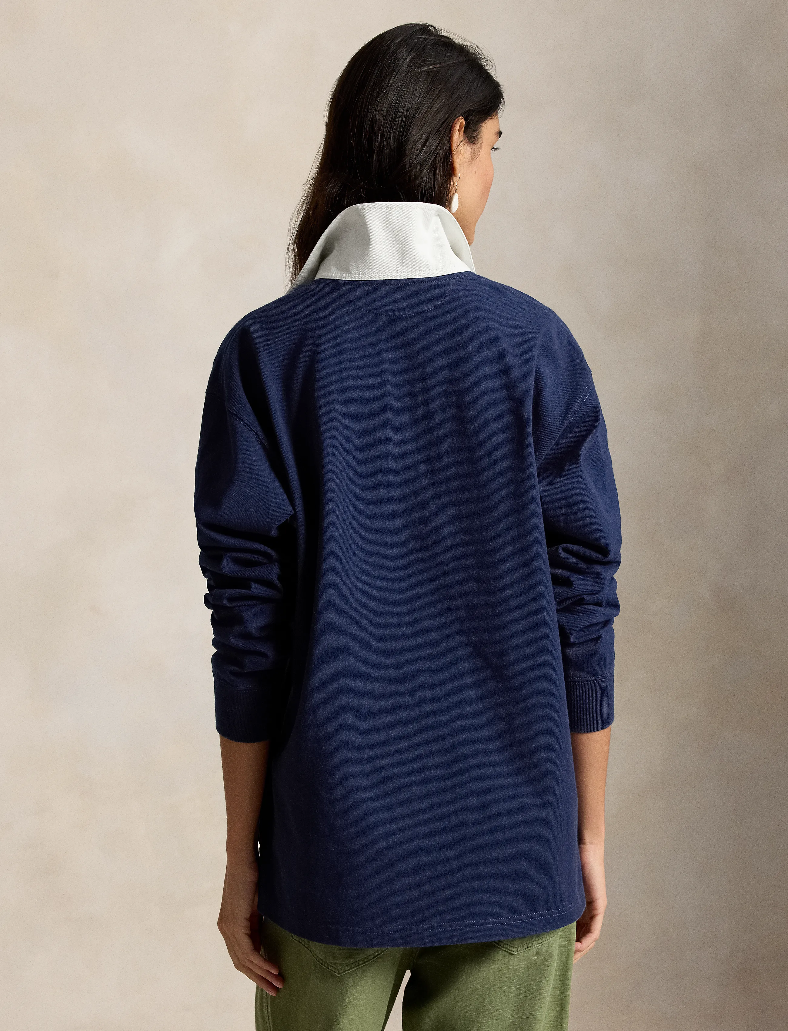 Polo Ralph Lauren - Oversize Cotton Rugby Shirt - eastside royal - 3