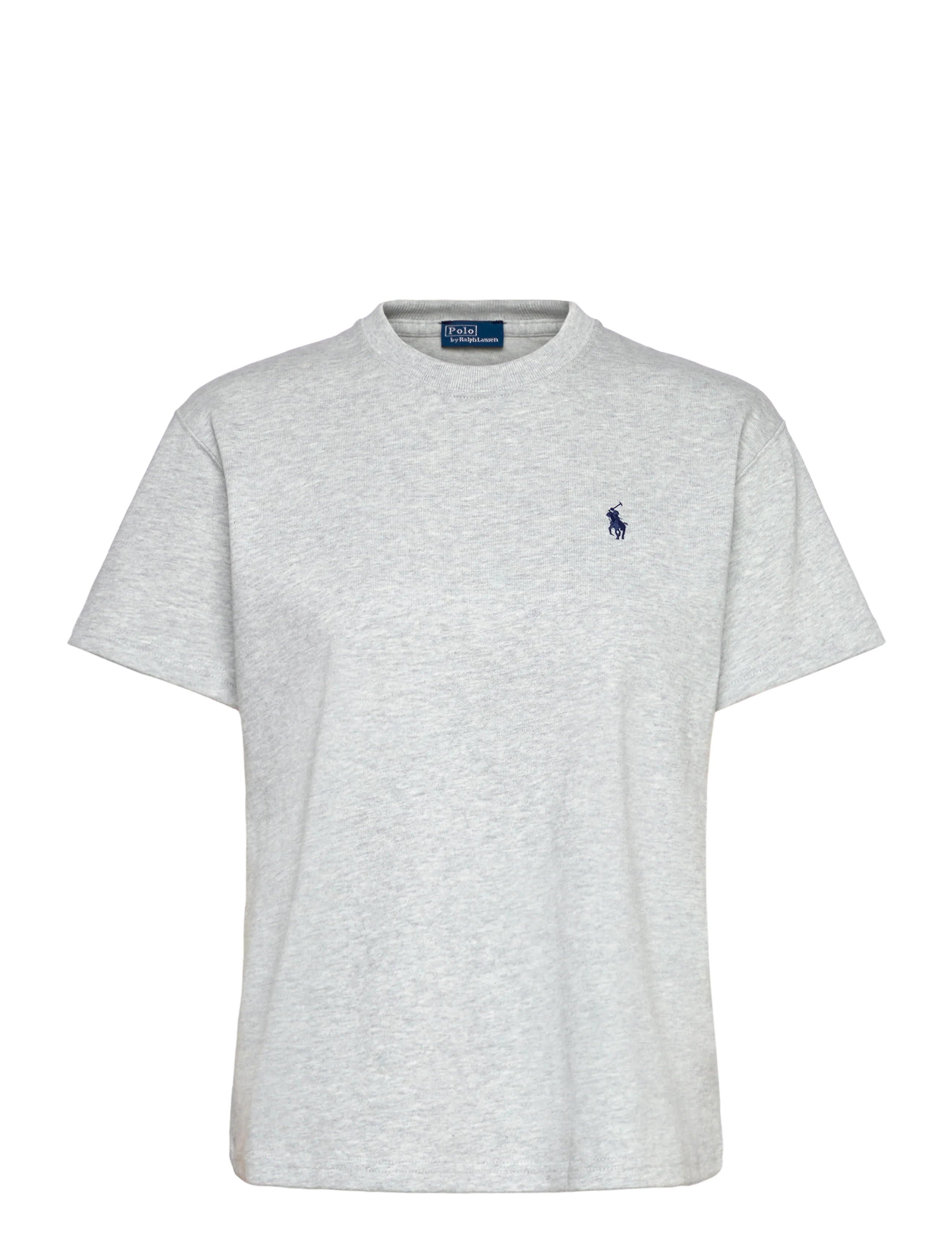 Polo Ralph Lauren Logo Cotton Jersey Tee - Ralph Lauren - GREY ASH HEATHER / grey