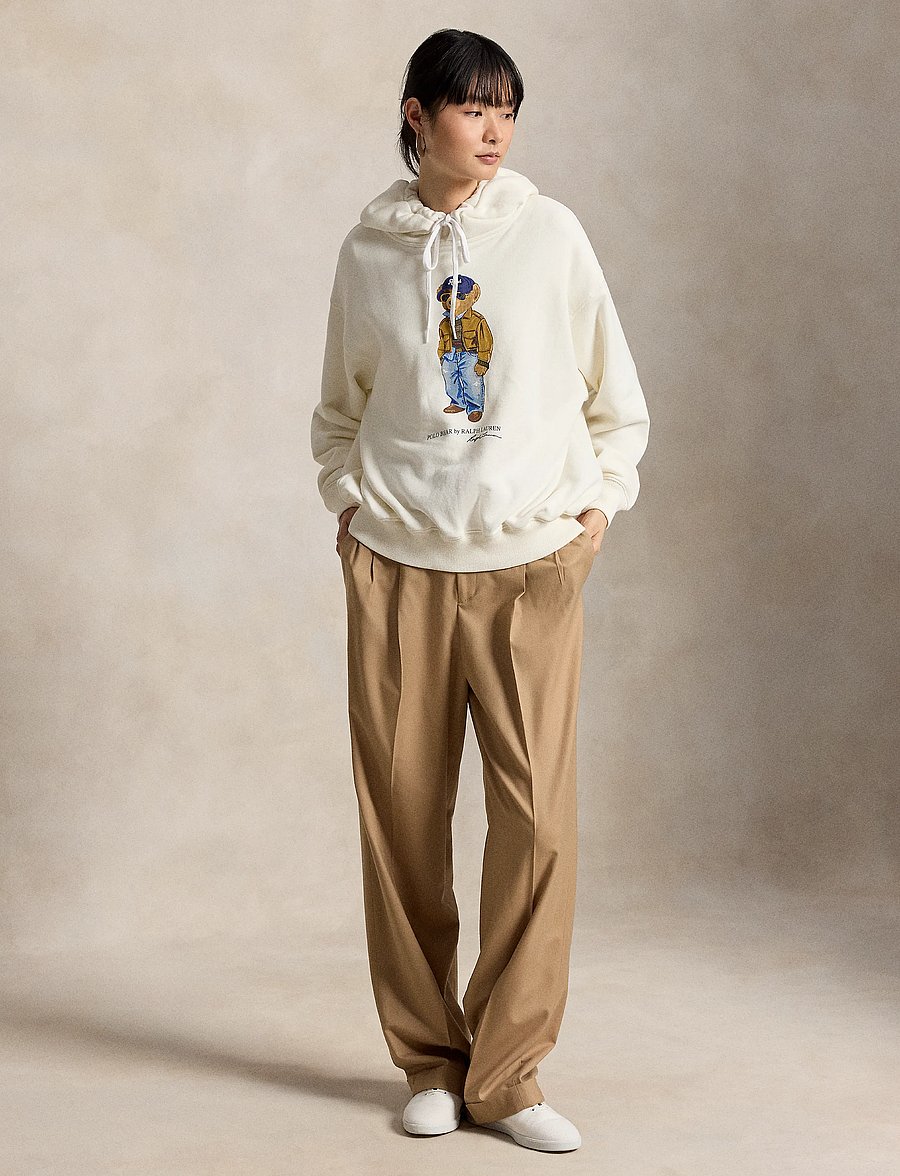 Polo Ralph Lauren - Polo Bear Lightweight Fleece Hoodie - hoodies - warm white - 4