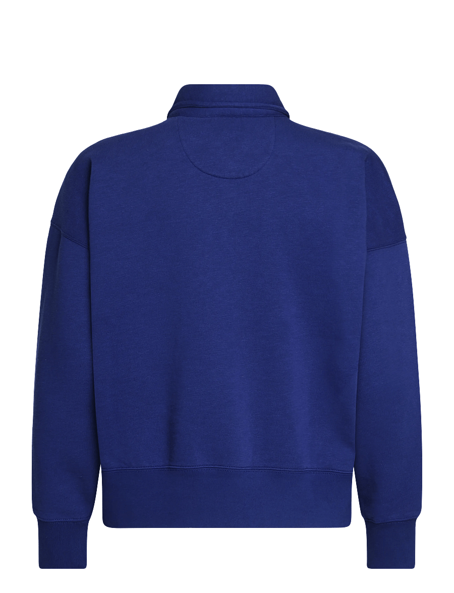 Polo Ralph Lauren - “P” Logo Slub Fleece Quarter-Zip - fleece & mellanlager - fall royal - 2