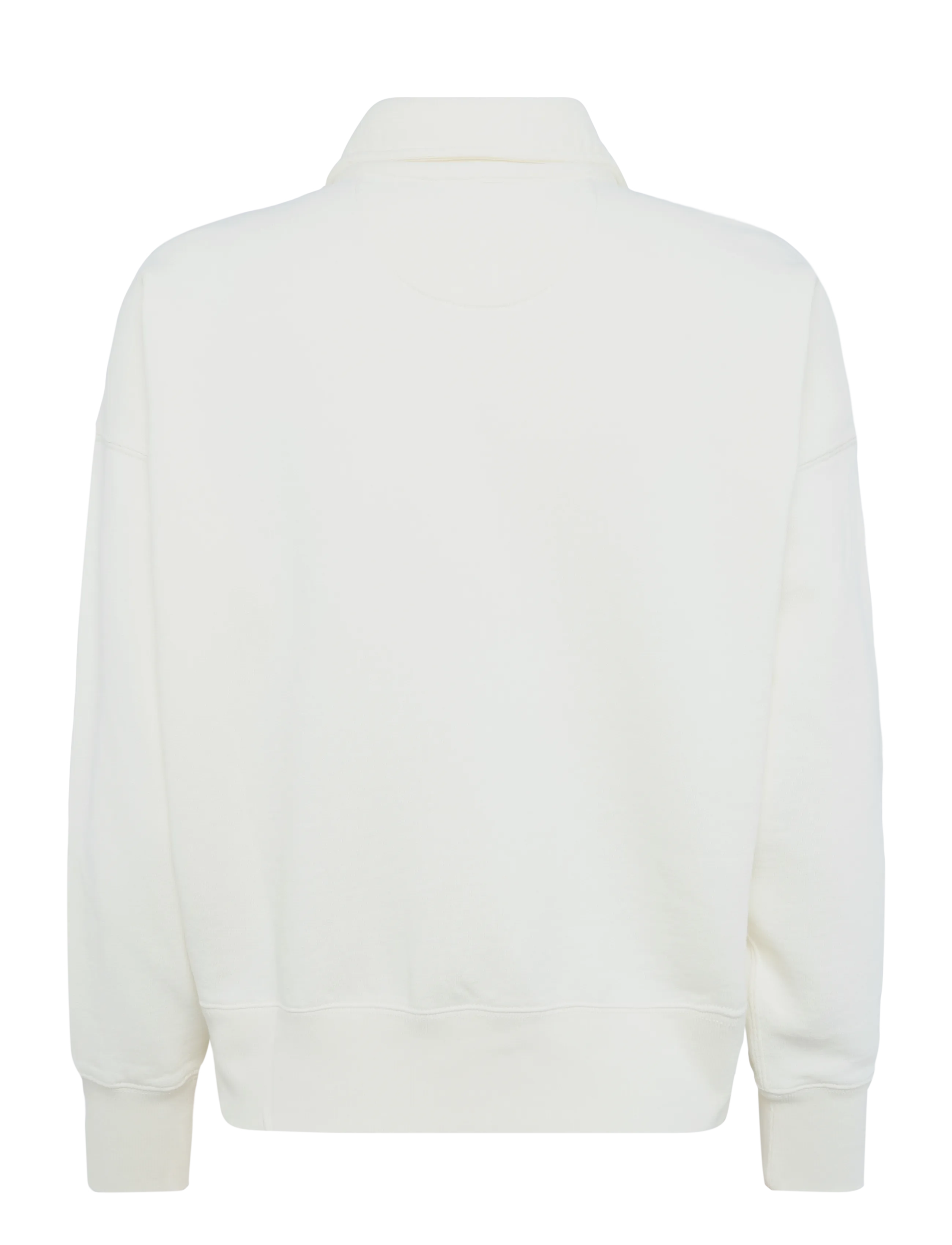 Polo Ralph Lauren - “P” Logo Slub Fleece Quarter-Zip - fleeces & midlayers - warm white - 2