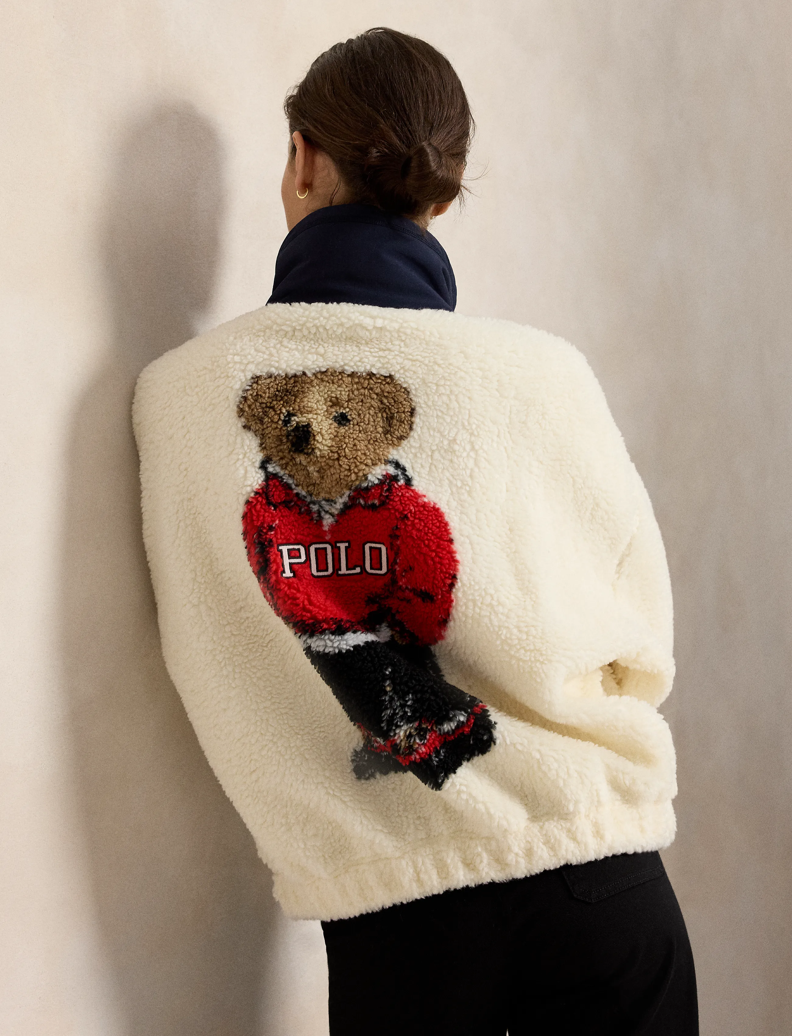 Polo Ralph Lauren - Polo Bear High-Pile Fleece Funnelneck - fleece og mellemlag - clubhouse cream m - 2