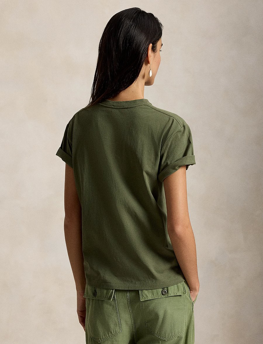 Polo Ralph Lauren - Polo Bear Cotton Jersey Tee - t-shirts - dense olive - 3