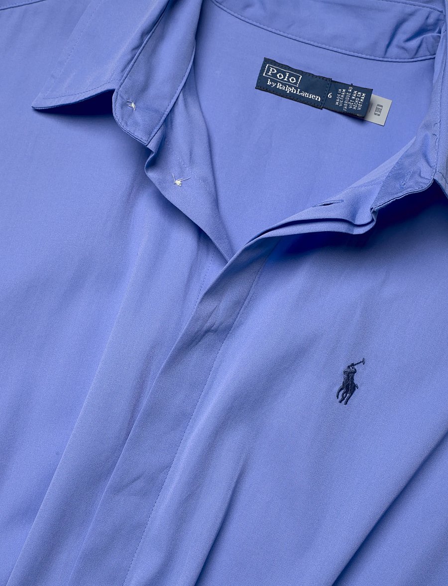 Polo Ralph Lauren - 80/2 MW CTN PW-WVN-DRESSES - skjortklänningar - classic medium bl - 2