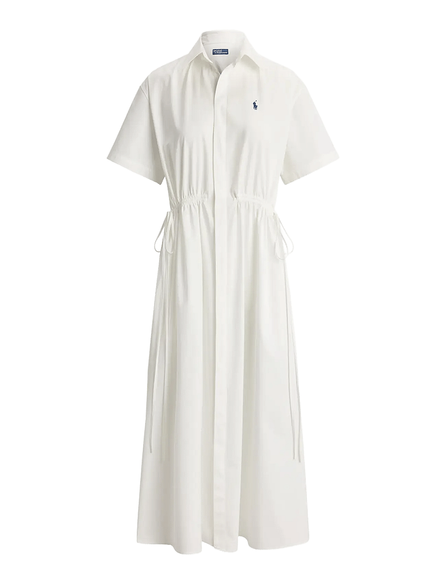 Polo Ralph Lauren - 80/2 MW CTN PW-WVN-DRESSES - maxikjoler - white - 1