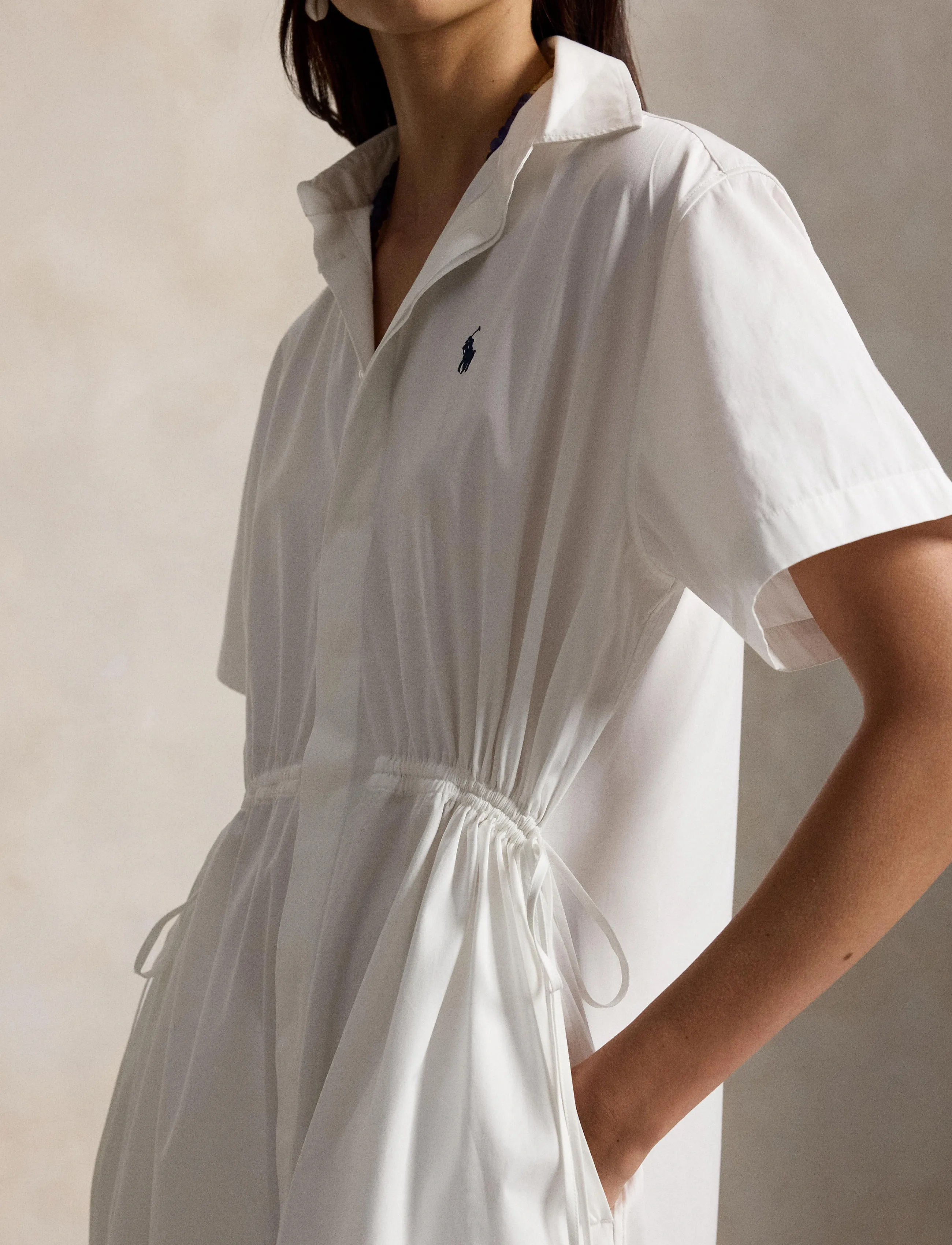 Polo Ralph Lauren - 80/2 MW CTN PW-WVN-DRESSES - maxikjoler - white - 3