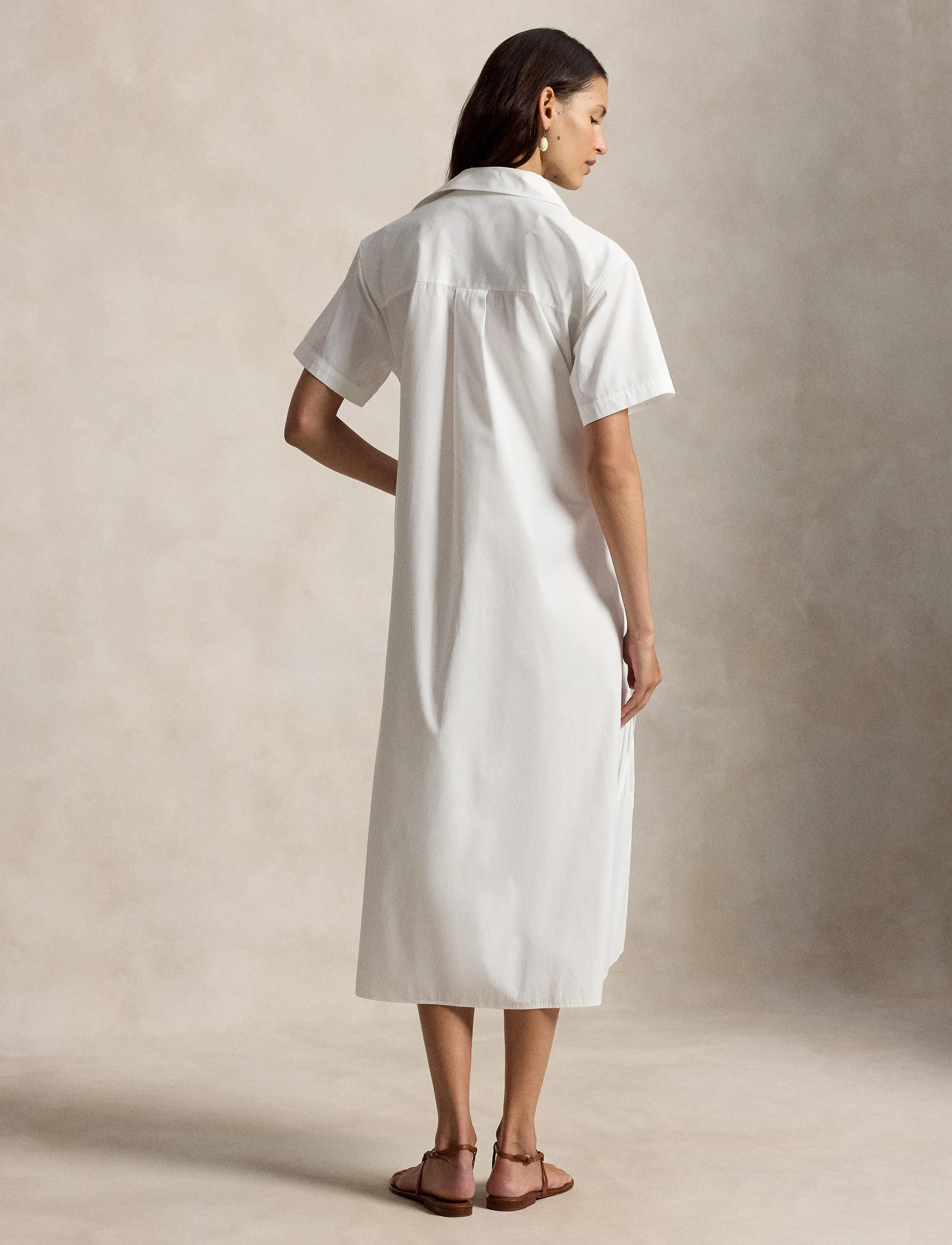 Polo Ralph Lauren - 80/2 MW CTN PW-WVN-DRESSES - maxikjoler - white - 4