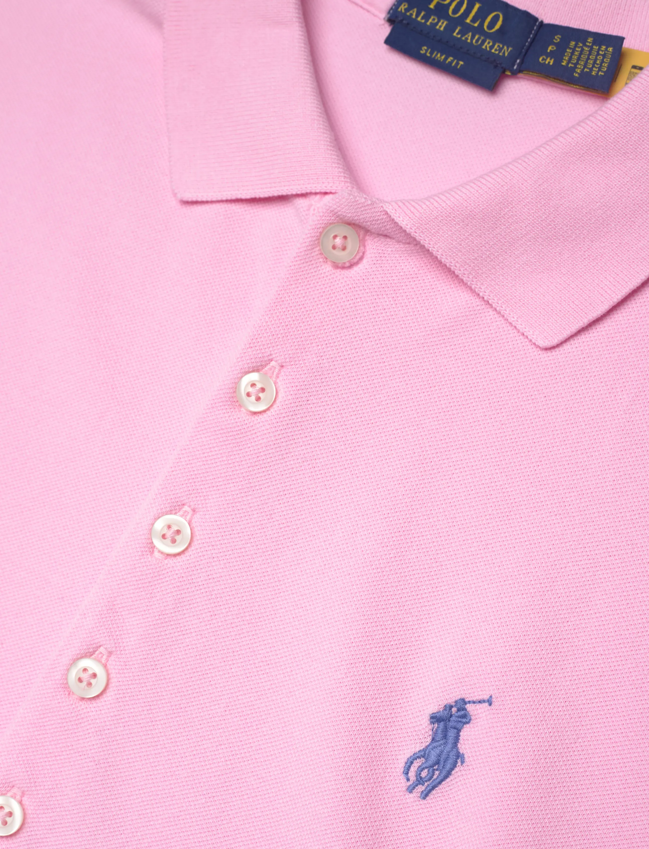 Polo Ralph Lauren - 30/1S GS STR MESH-KNT-POLO - poloskjorter - carmel pink - 2