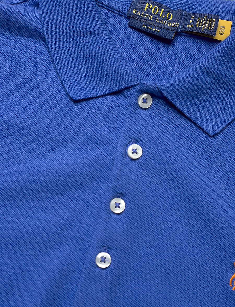 Polo Ralph Lauren - 30/1S GS STR MESH-KNT-POLO - t-shirts & tops - new iris blue/c24 - 2