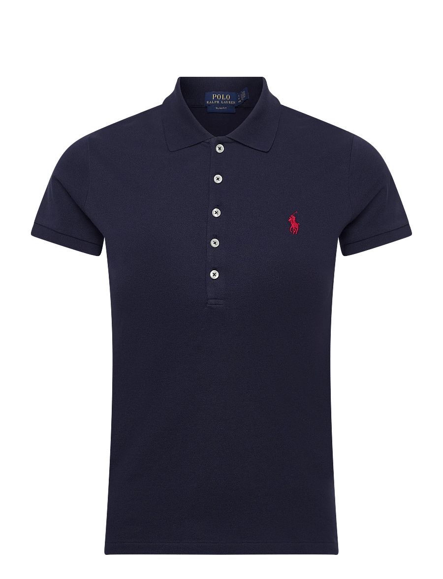 Polo Ralph Lauren - 30/1S GS STR MESH-KNT-POLO - t-shirts & tops - newport navy - 0