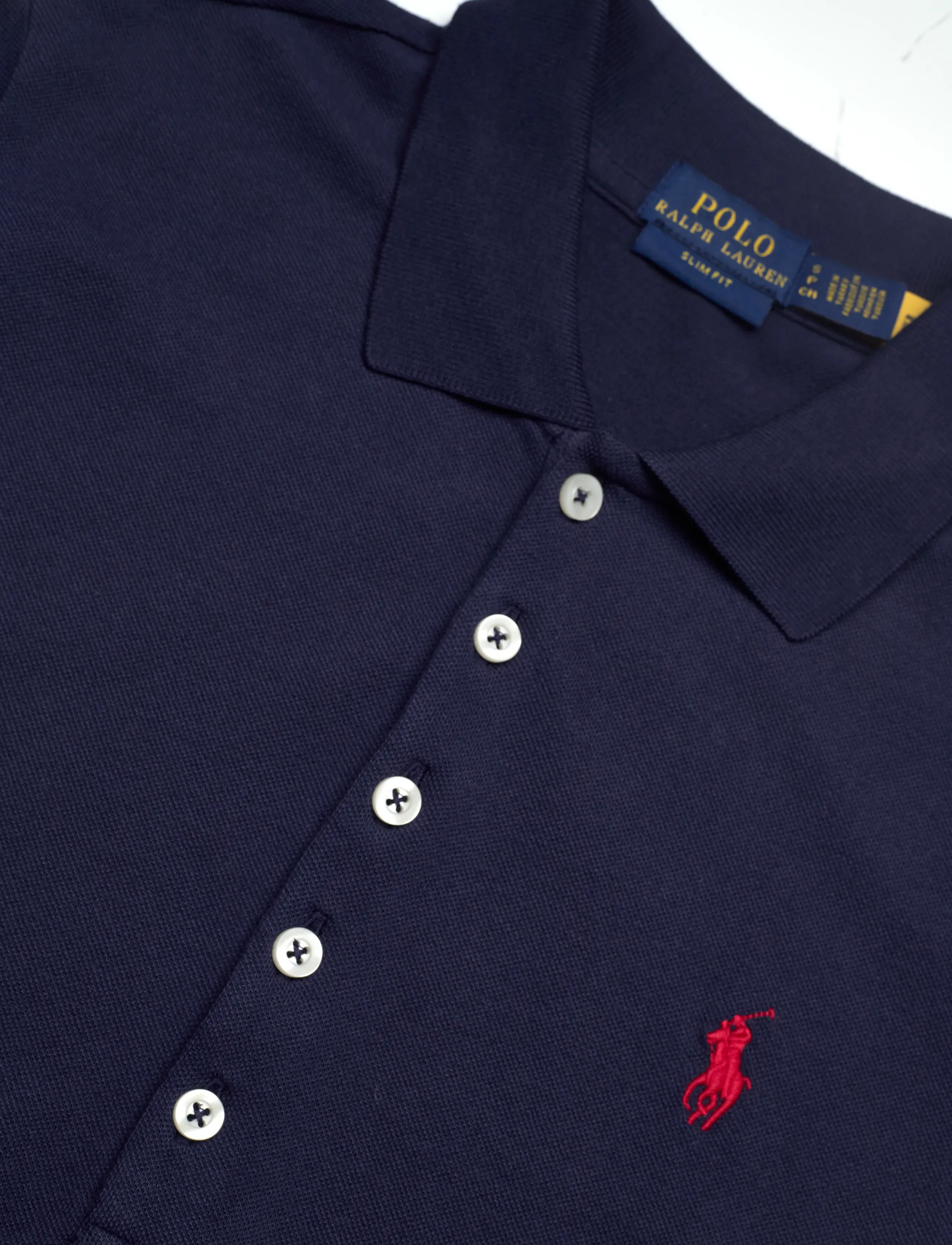 Polo Ralph Lauren - 30/1S GS STR MESH-KNT-POLO - polo marškinėliai - newport navy - 2